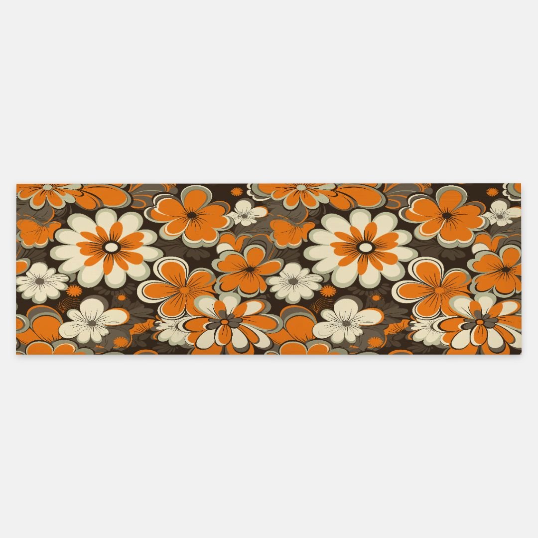 Kate McEnroe New York Retro Groovy Floral Pashmina ScarfScarves & WrapsPMA48.629651
