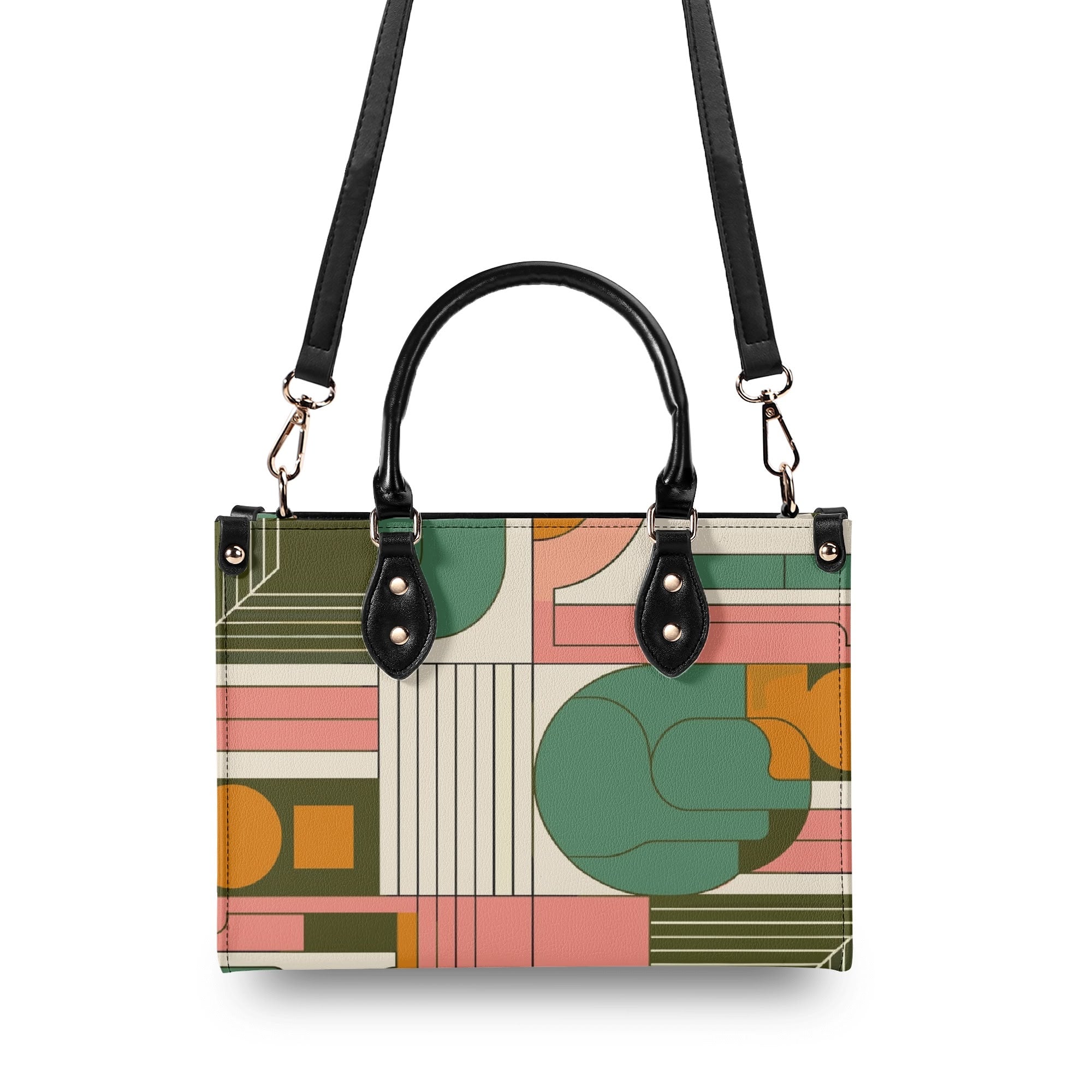 Kate McEnroe New York Retro Hipster Owl Handbag, Mid Century Modern Groovy 60s PurseHandbagsW8M8E1MW - 1