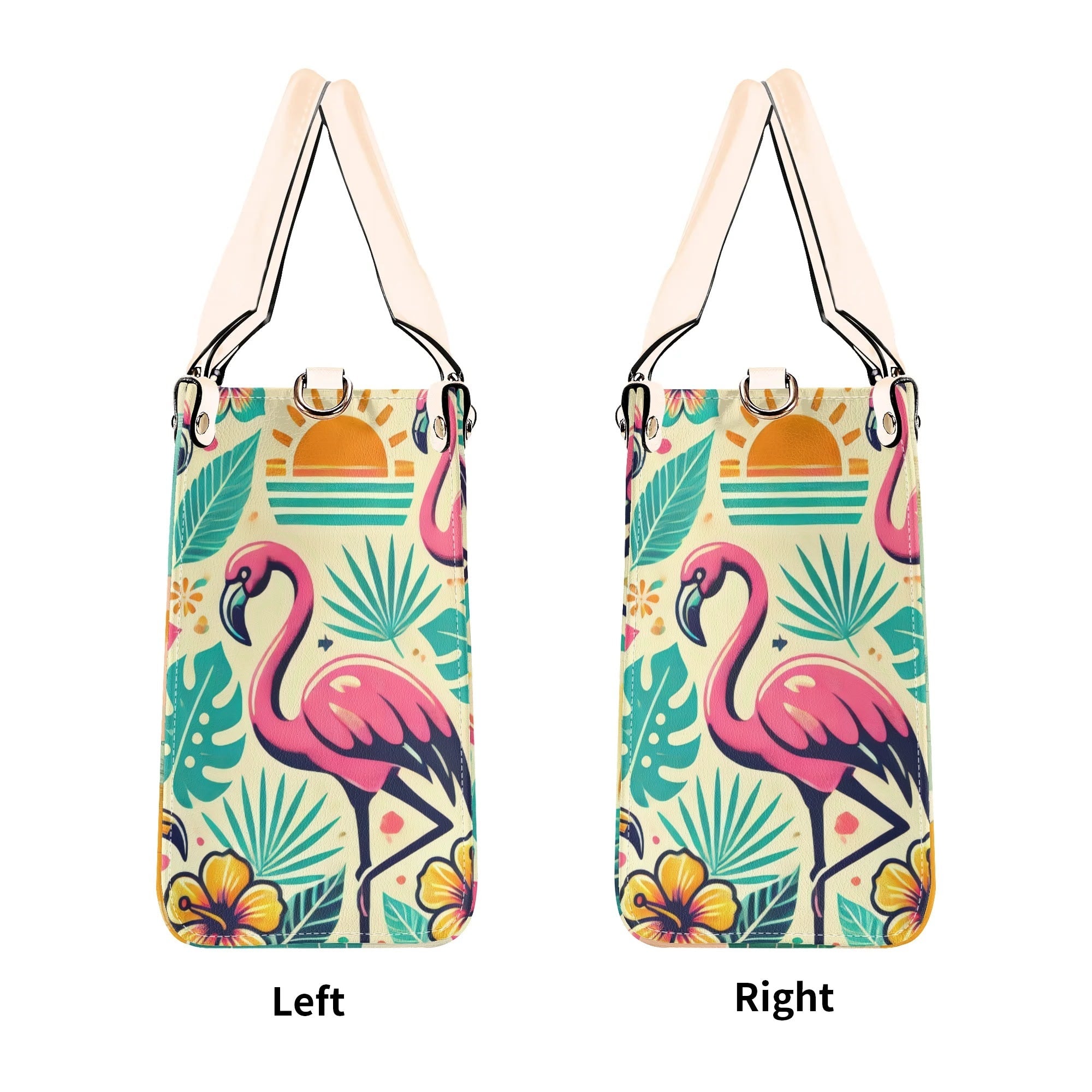 Kate McEnroe New York Retro Mid Mod Flamingo Tropic Satchel BagHandbagsN6J4RMLY - 1