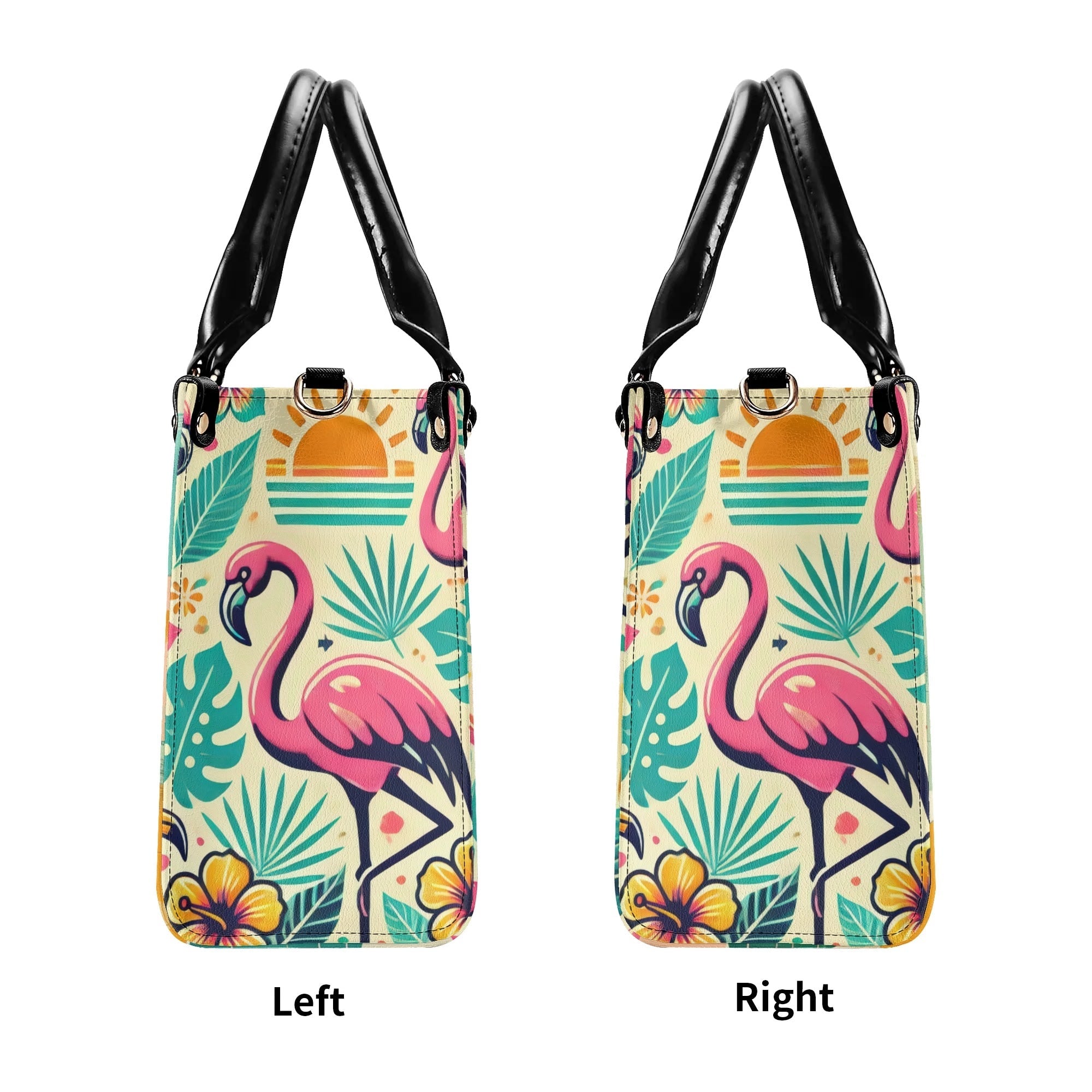 Kate McEnroe New York Retro Mid Mod Flamingo Tropic Satchel BagHandbagsN6J4RMLY - 4