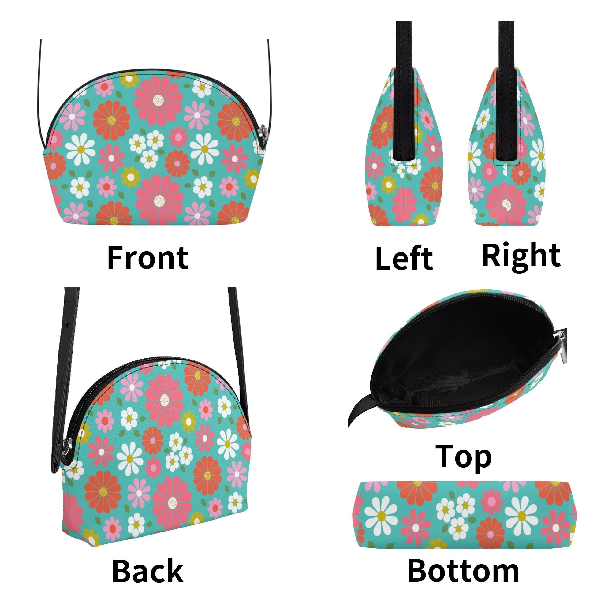 Kate McEnroe New York Retro Mod Daisy Crossbody Mini Purse, 60s Flower Power Girls Bag, Mid Century Modern Kids HandbagHandbagsWX13Z74W - 1