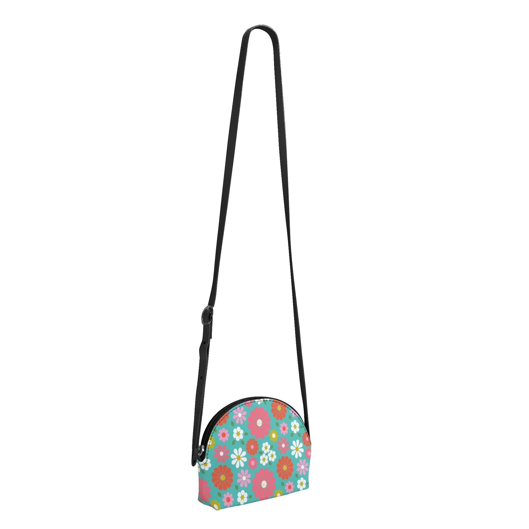 Kate McEnroe New York Retro Mod Daisy Crossbody Mini Purse, 60s Flower Power Girls Bag, Mid Century Modern Kids HandbagHandbagsWX13Z74W - 1
