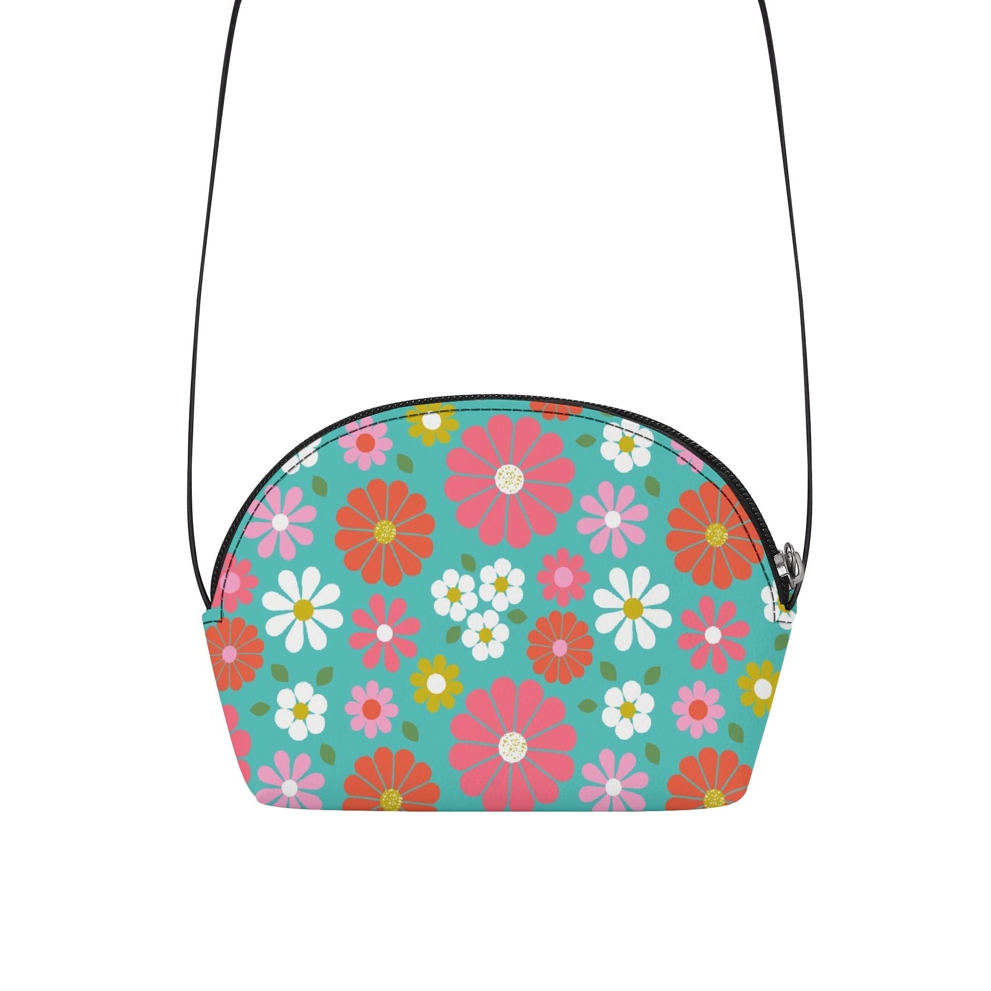 Kate McEnroe New York Retro Mod Daisy Crossbody Mini Purse, 60s Flower Power Girls Bag, Mid Century Modern Kids HandbagHandbagsWX13Z74W - 1