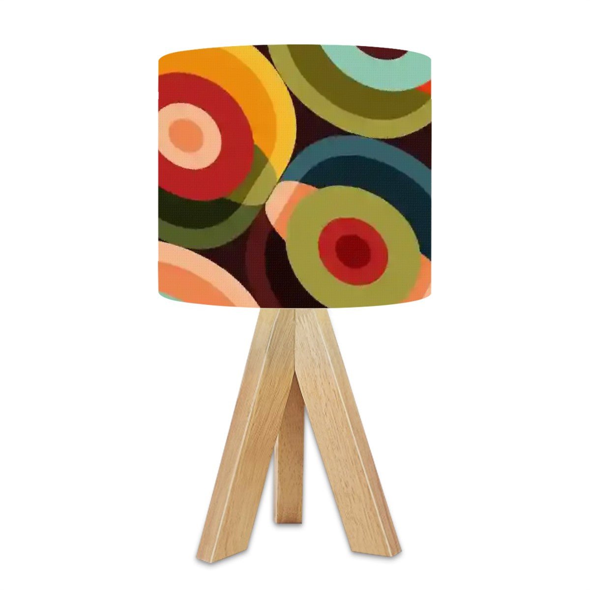 Kate McEnroe New York Retro Orbs Mid Century Modern Table Lamp, Vintage 60s Geometric Accent Light, MCM Abstract Tripod Desk LampTable Lamps383lG4azbZ