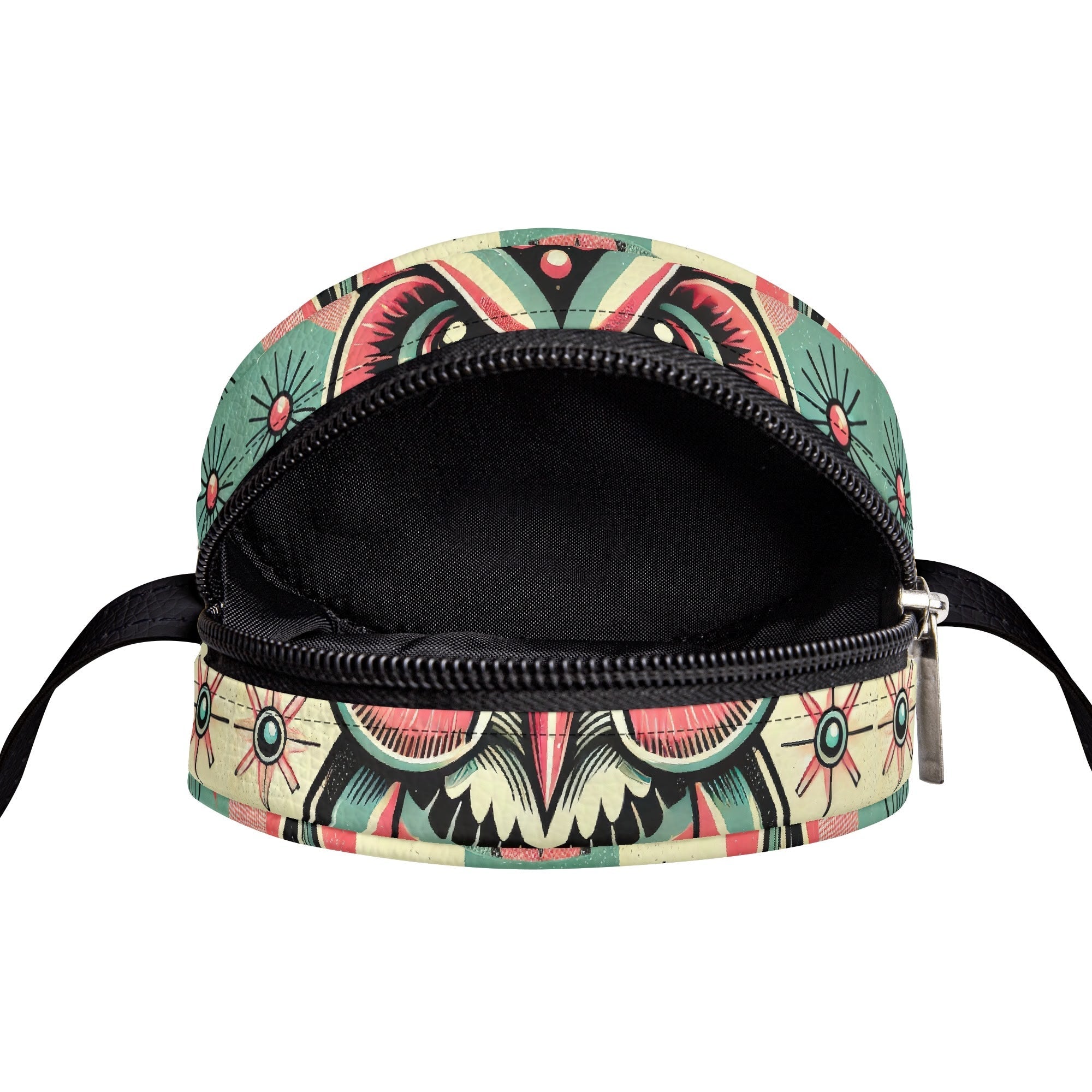 Kate McEnroe New York Retro Owl Round Mini Bag, Mid Century Modern Mod Groovy 60s Shoulder PurseHandbagsY57XV5EW - 1