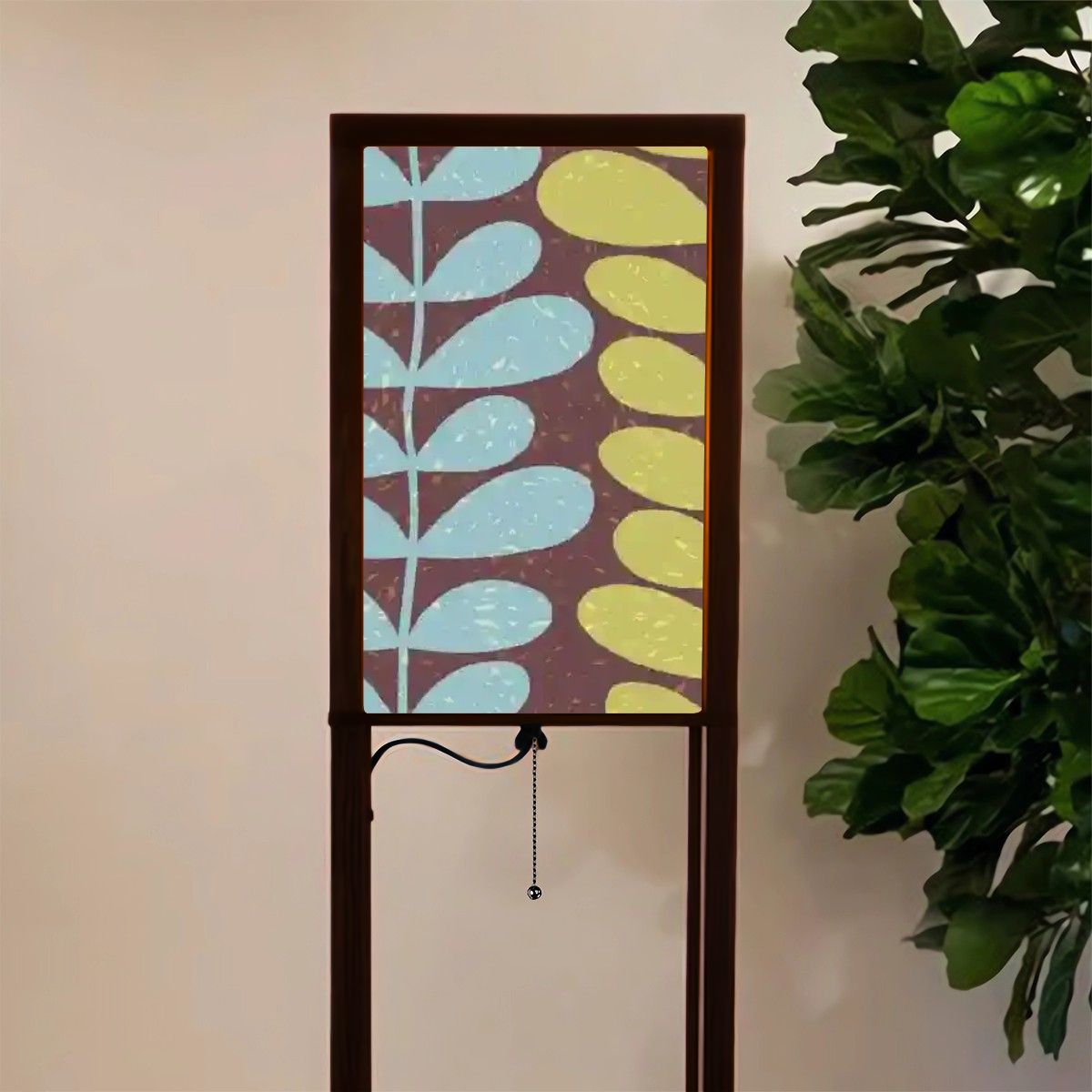 Kate McEnroe New York Retro Scandinavian Hygge Floral Floor Lamp With Shelves, Mid Century Modern Danish Modern LightingShelf LightingaqQc0YLzpl
