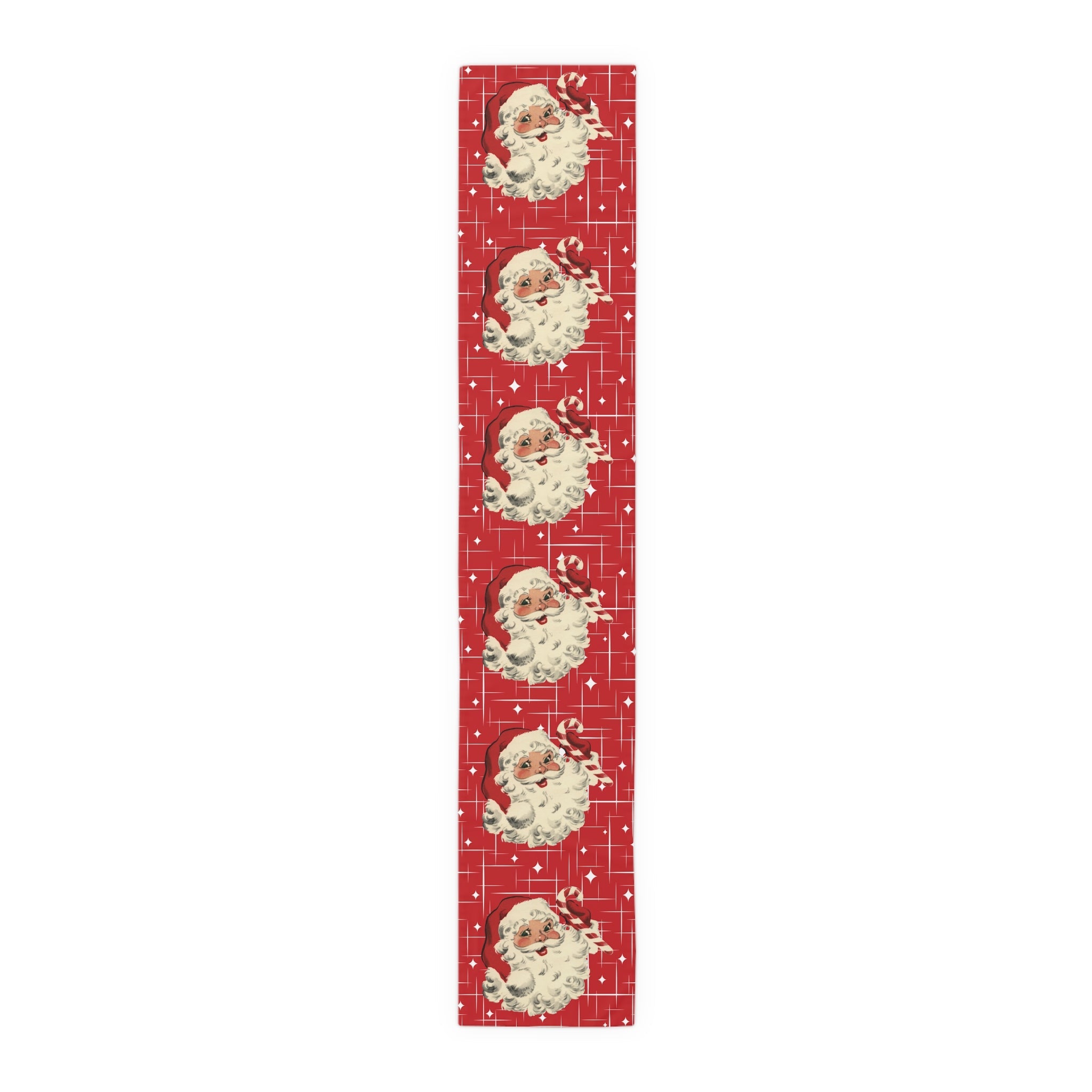 Kate McEnroe New York Retro Vintage 1950s Santa Claus Christmas Table RunnerTable Runners29389989983605660124