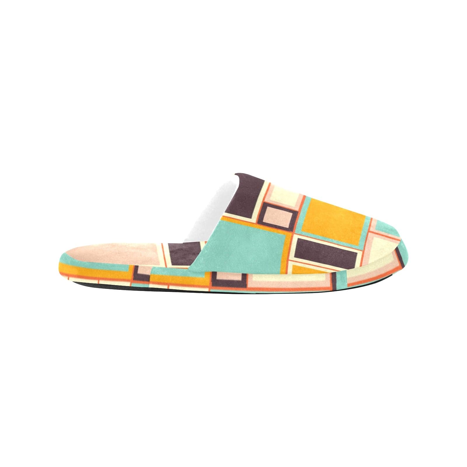 Kate McEnroe New York Retro Vintage 70s Mid Mod Psychedelic Bedroom Slippers - 181623SlippersD2855547