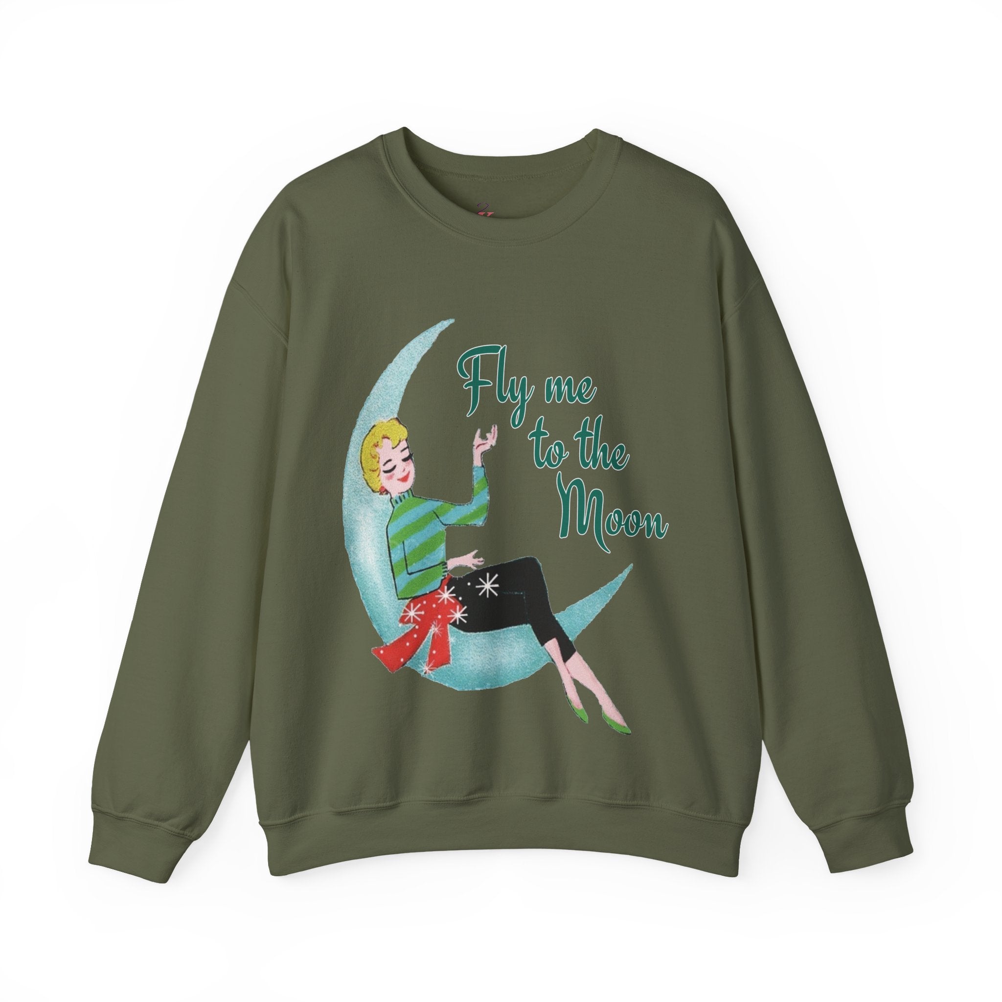 Kate McEnroe New York Retro Vintage Atomic age Sweatshirt, Mid Century Modern 50s PulloverSweatshirts42324153133443943054