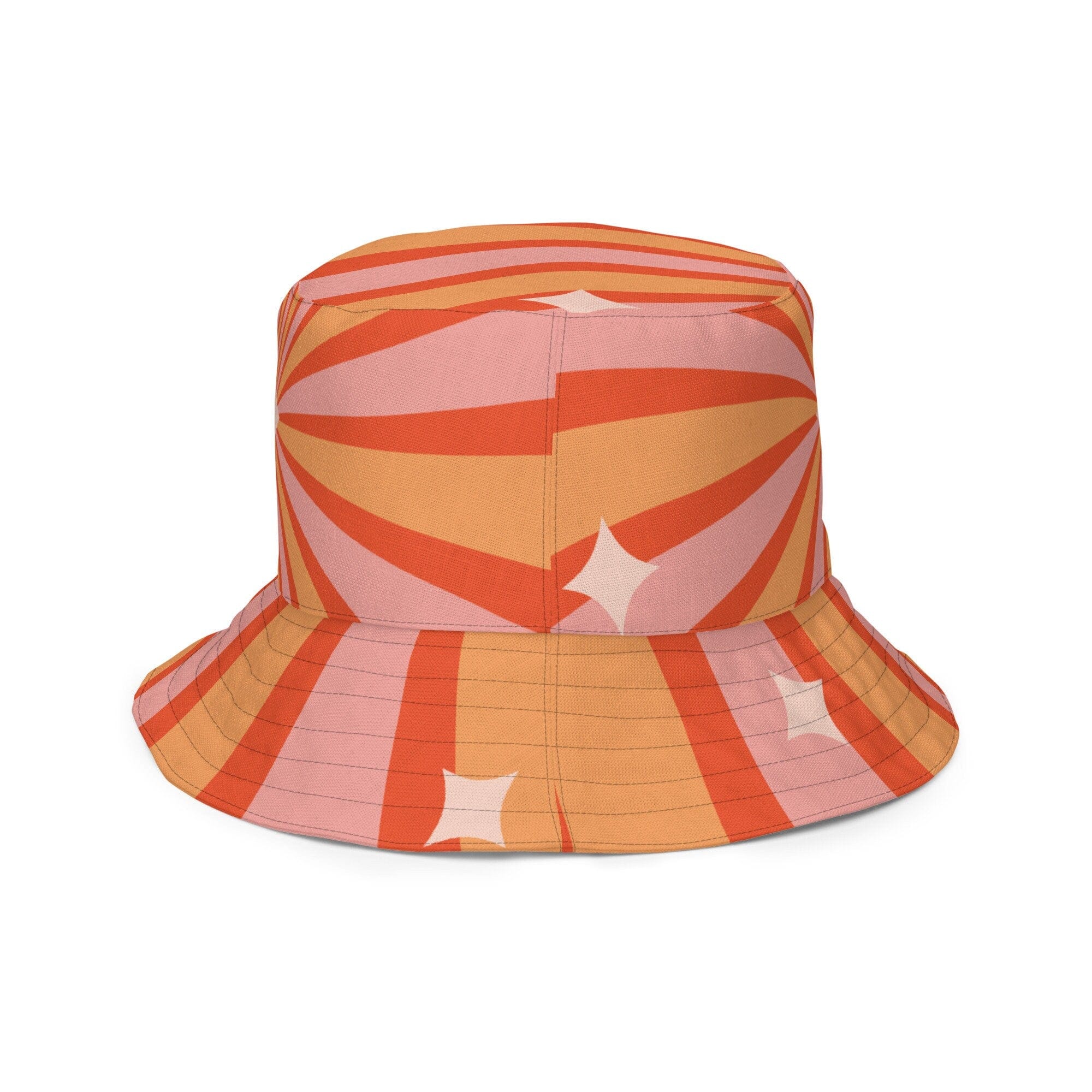 Kate McEnroe New York Retro Vintage Groovy Hippie Swirl Reversible Bucket HatHats63C76A17F2C4B_16360