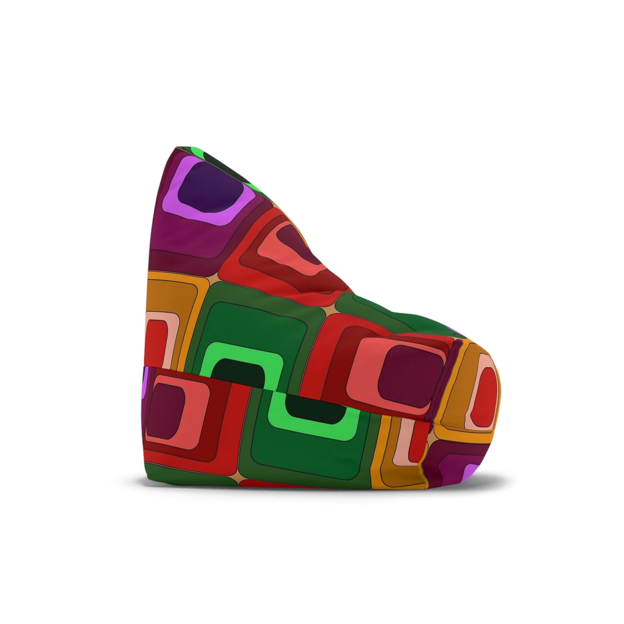 Kate McEnroe New York Retro Vivid Mid Century Modern Bean Bag Chair CoverBean Bag Chair Covers18401725082982681034