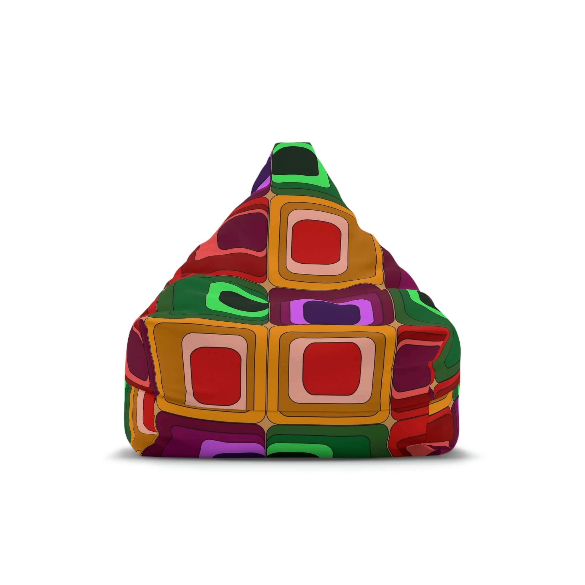 Kate McEnroe New York Retro Vivid Mid Century Modern Bean Bag Chair CoverBean Bag Chair Covers18401725082982681034