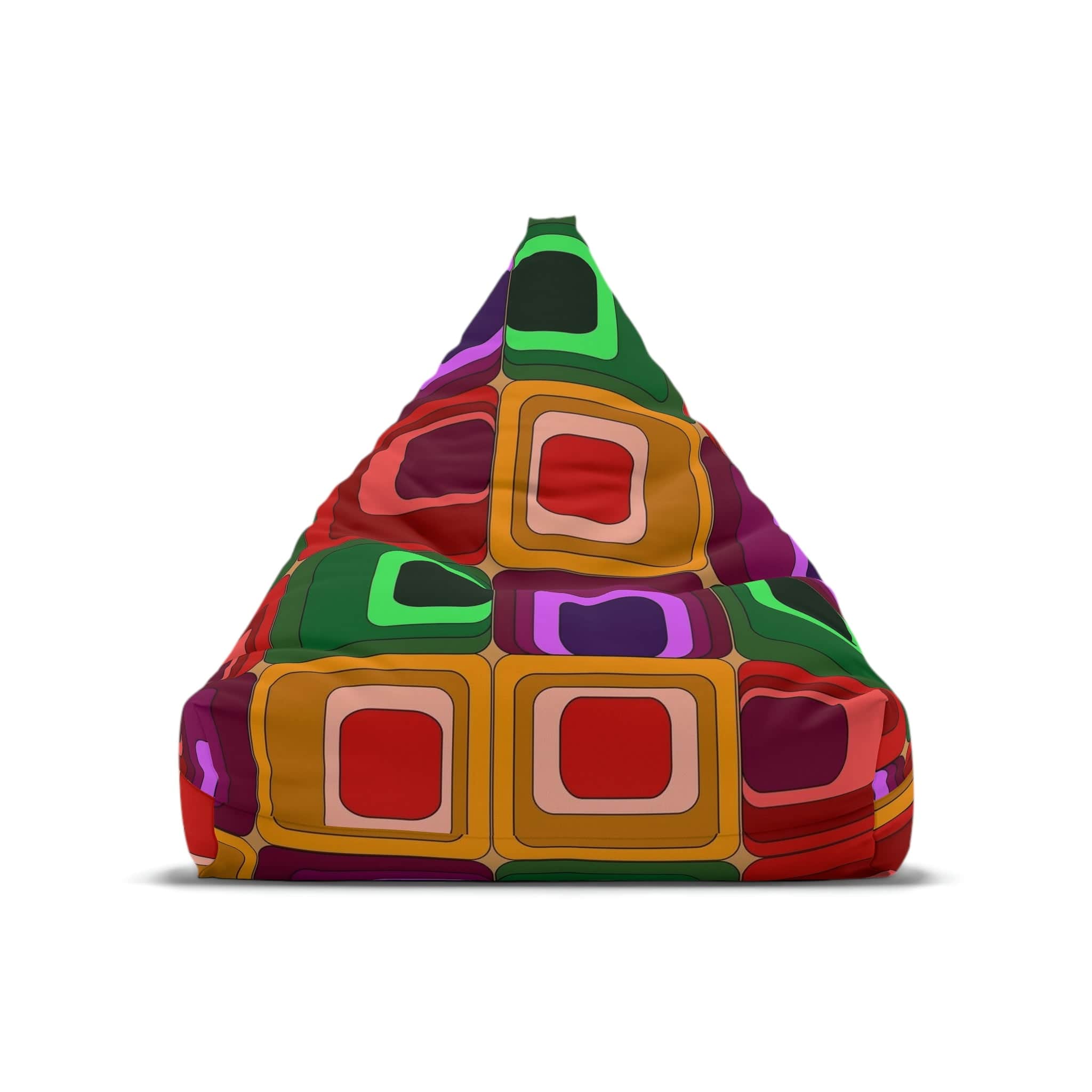 Kate McEnroe New York Retro Vivid Mid Century Modern Bean Bag Chair CoverBean Bag Chair Covers28517812750509301500