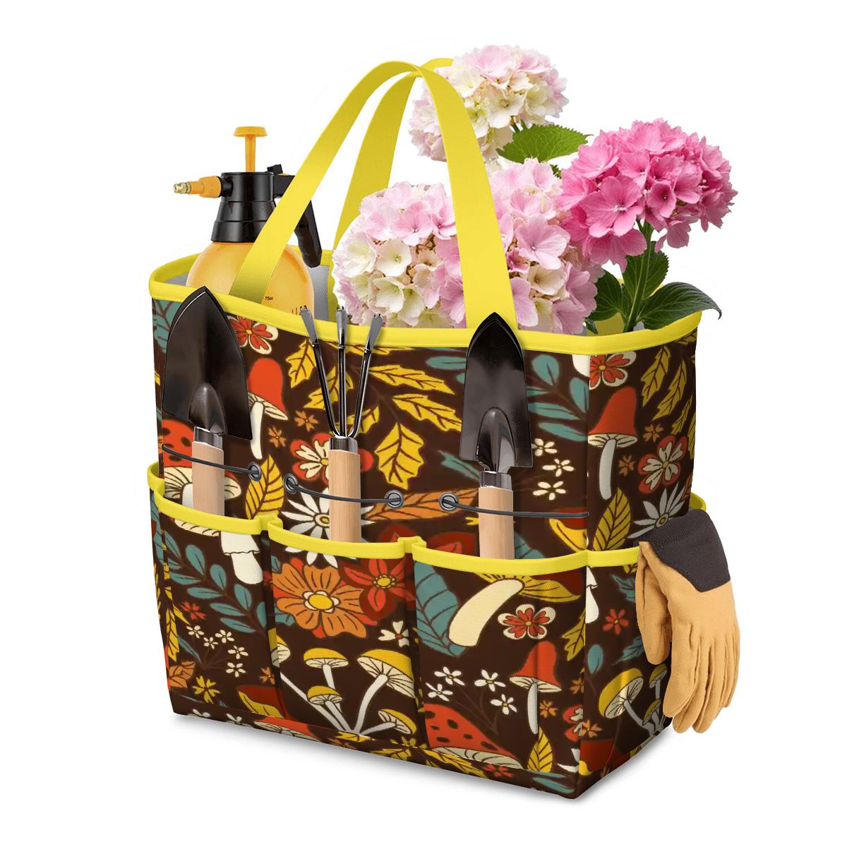 Kate McEnroe New York Retro Woodland Groovy Mushrooms Garden Tool BagGarden Tool Bag4R6nkVtyu1