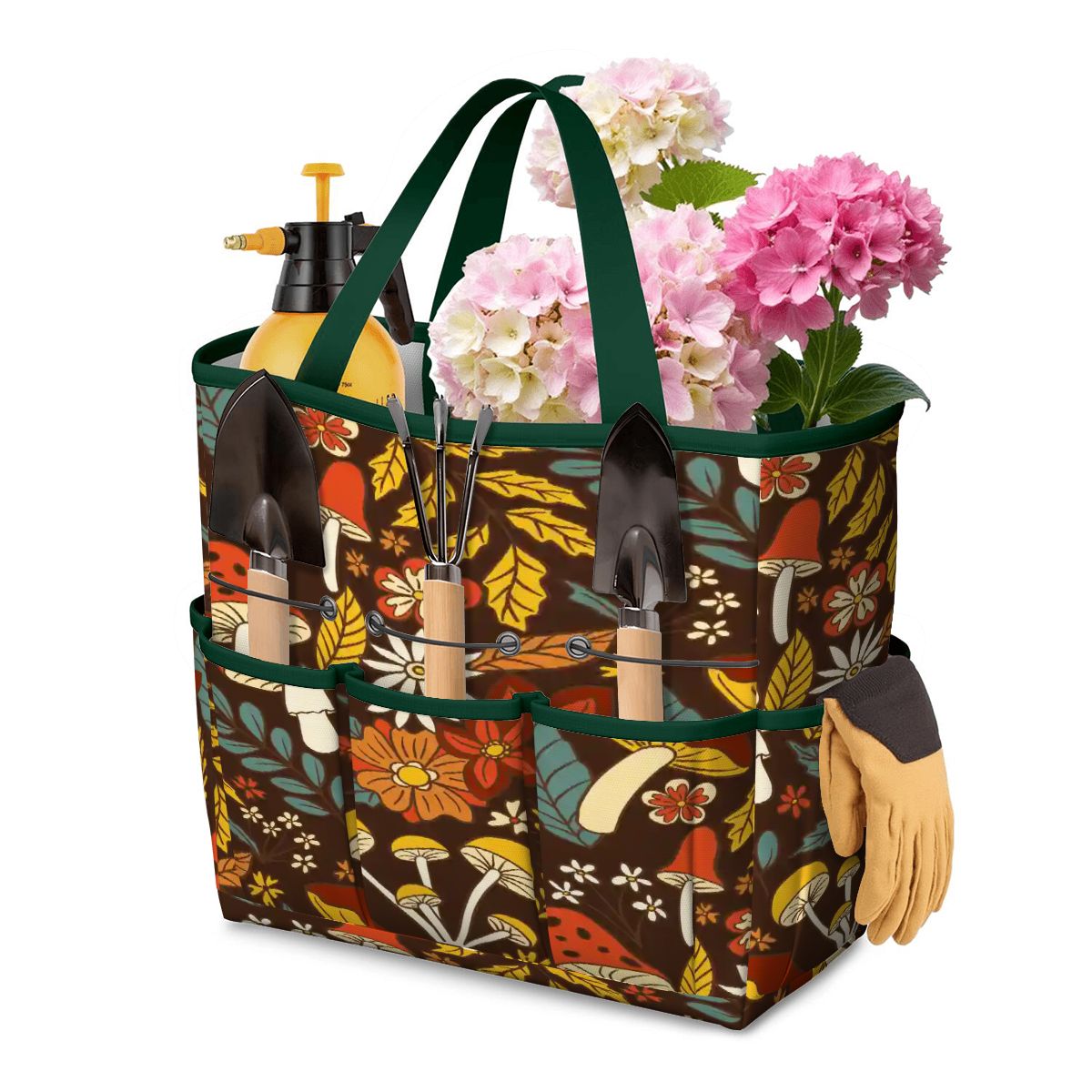 Kate McEnroe New York Retro Woodland Groovy Mushrooms Garden Tool BagGarden Tool BagwQOrhtC9vN