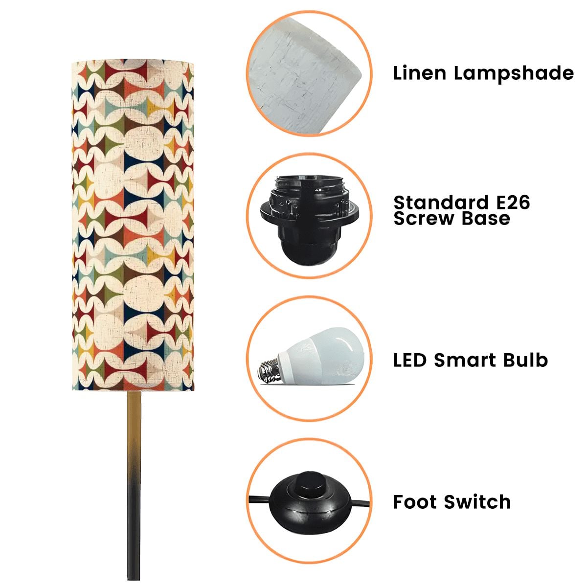 Kate McEnroe New York Scandinavian Danish Mid Century Modern Slim Floor LampSlim Floor Lamps3RQDcl3sSP