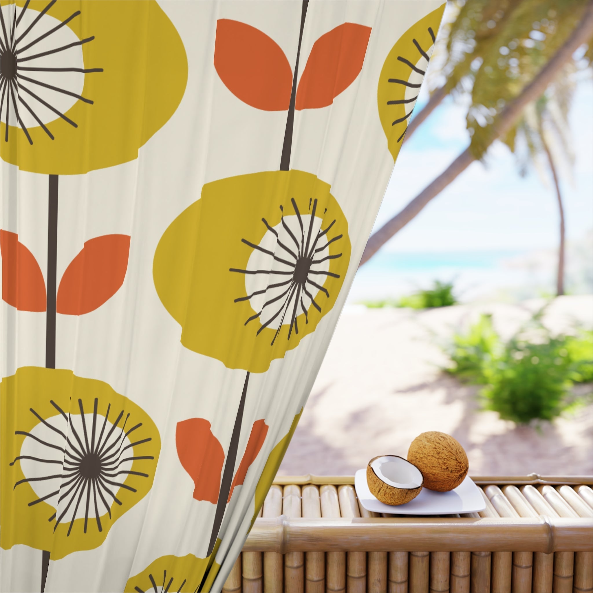 Kate McEnroe New York Scandinavian Danish Modern Floral Blackout CurtainsWindow Curtains50296416311021999632