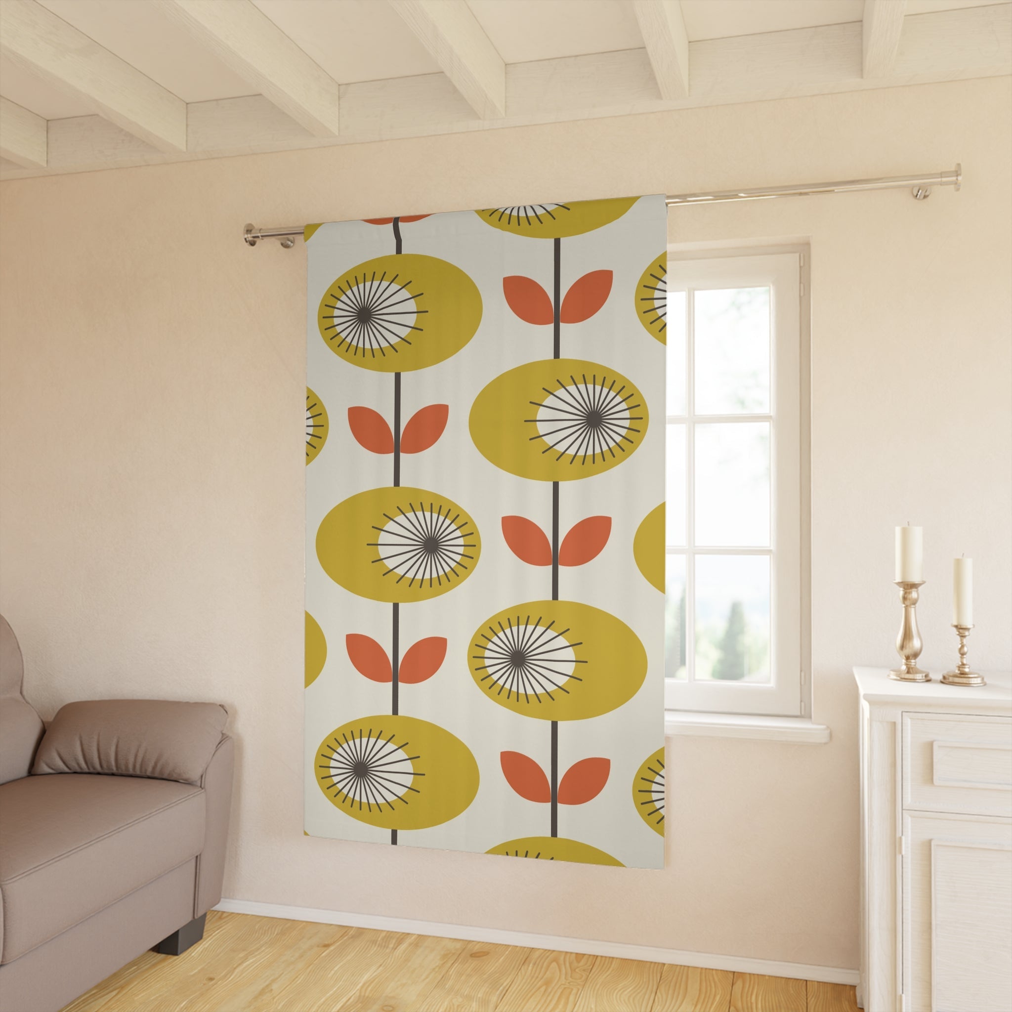 Kate McEnroe New York Scandinavian Danish Modern Floral Blackout CurtainsWindow Curtains50296416311021999632