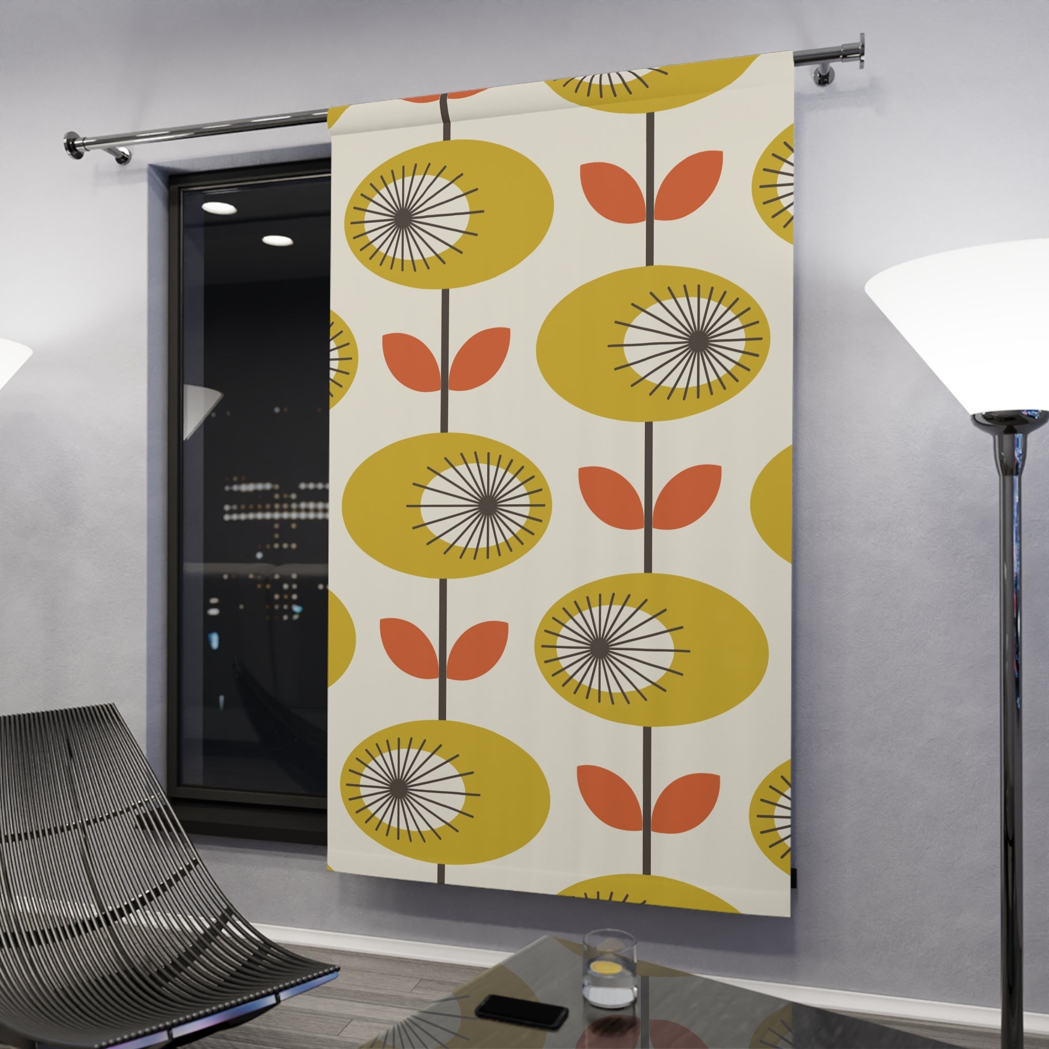 Kate McEnroe New York Scandinavian Danish Modern Floral Blackout CurtainsWindow Curtains50296416311021999632