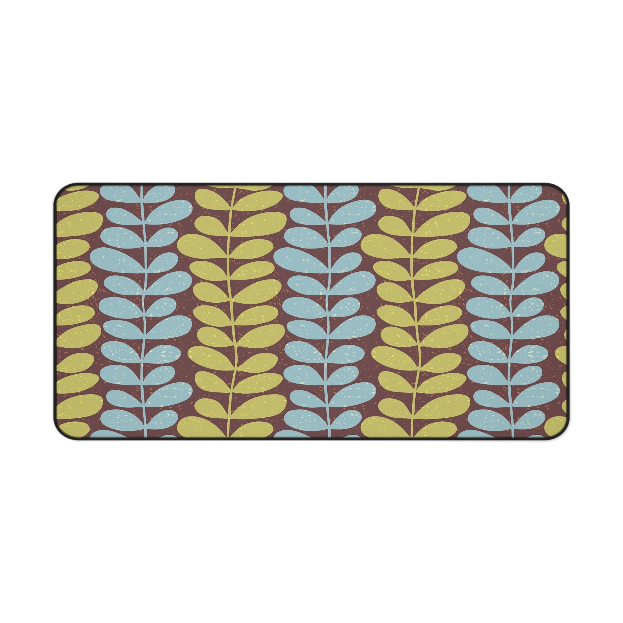 Kate McEnroe New York Scandinavian Danish Modern Floral Desk Mat, Mid Century Modern Office DecorDesk Mats55041528373631412199