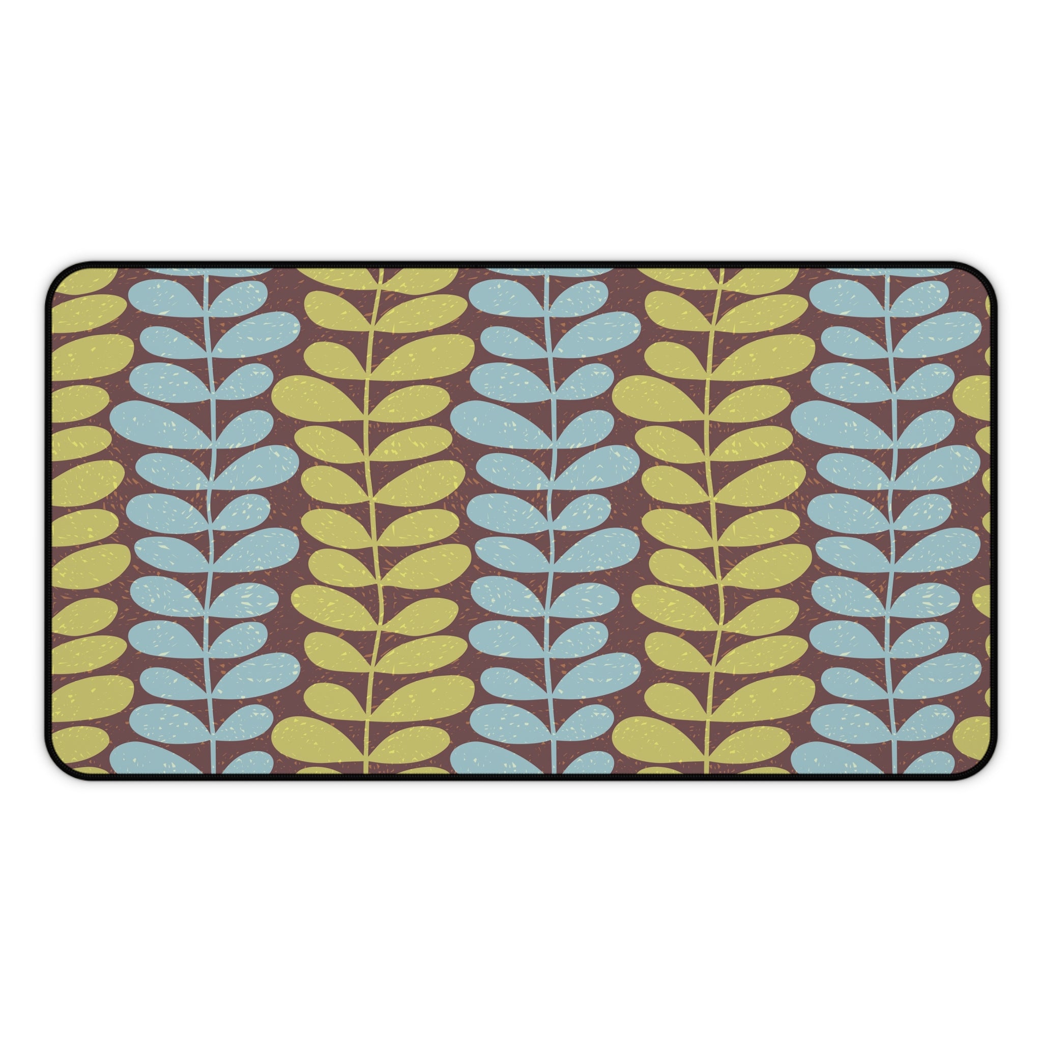 Kate McEnroe New York Scandinavian Danish Modern Floral Desk Mat, Mid Century Modern Office DecorDesk Mats55041528373631412199