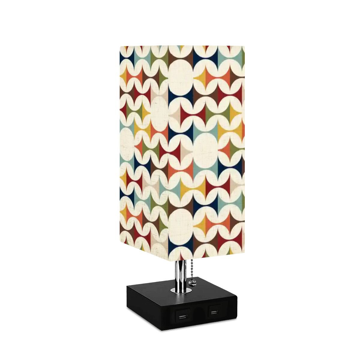 Kate McEnroe New York Scandinavian Danish Modern Geometric Retro MCM Table Lamp with USBTable Lampsl4NxUC9fjN