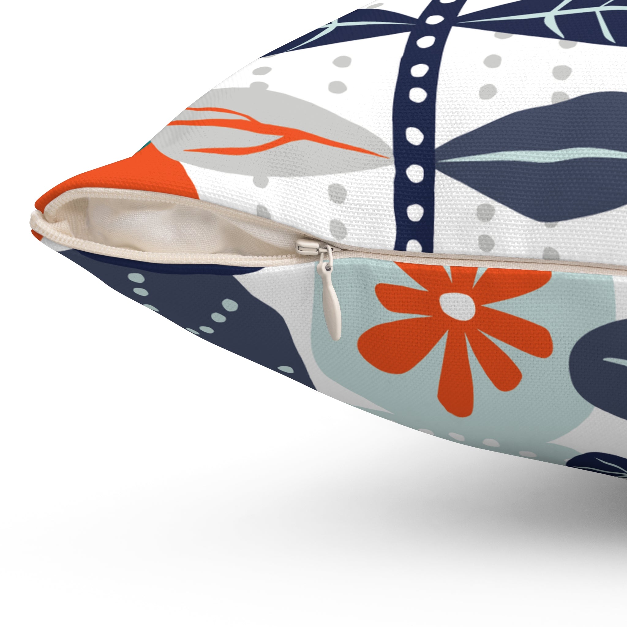 Kate McEnroe New York Scandinavian Hygge Floral Throw Pillow, Danish Modern Mid Century Cushion, Retro Geometric Home AccentThrow Pillows13599411025327535188