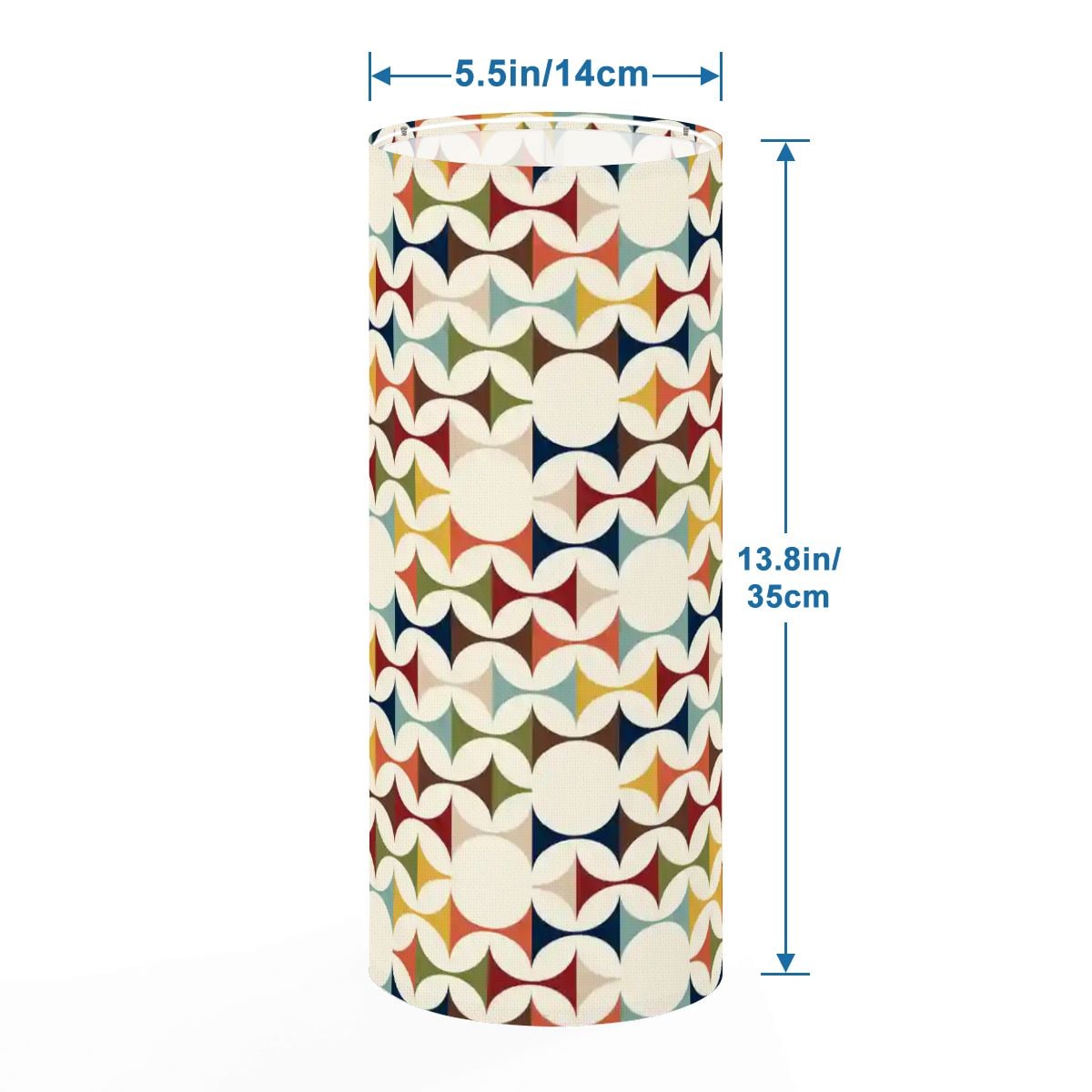 Kate McEnroe New York Scandinavian Mid Century Modern Geometric Cylinder Lamp ShadeLamp ShadesR5wXDyneNl