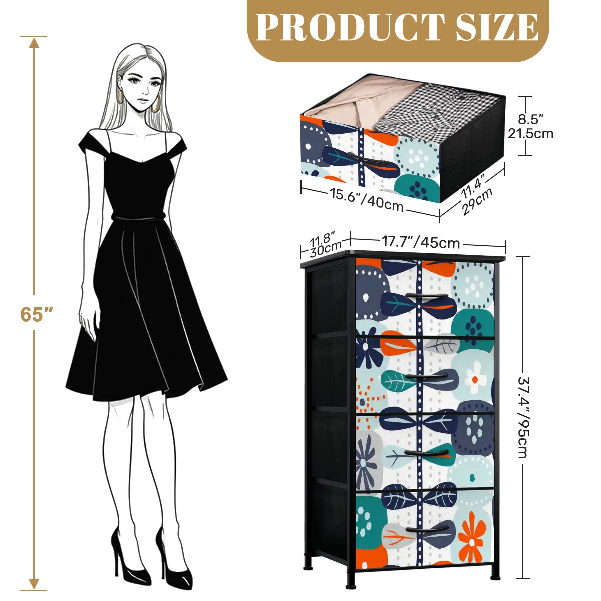 Kate McEnroe New York Scandinavian Mid Century Modern Nordic Floral DresserDressersaAfobvuZ1h