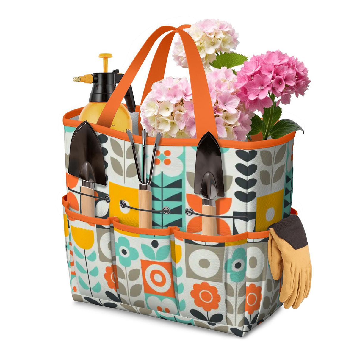 Kate McEnroe New York Scandinavian Mod Floral Mid Century Modern Garden Tool BagGarden Tool BagqzKtpt3hDb