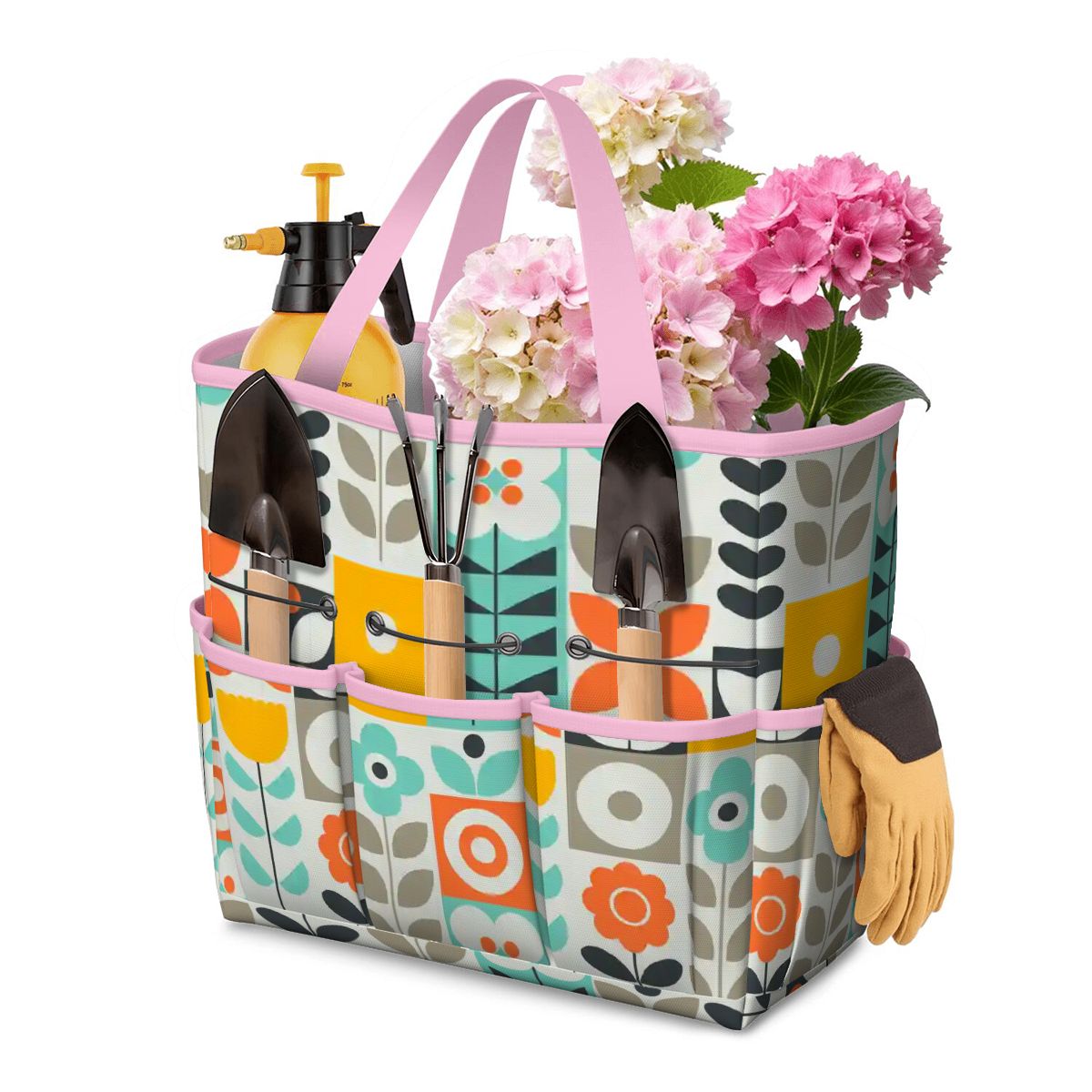 Kate McEnroe New York Scandinavian Mod Floral Mid Century Modern Garden Tool BagGarden Tool BagY8K72AeaFN