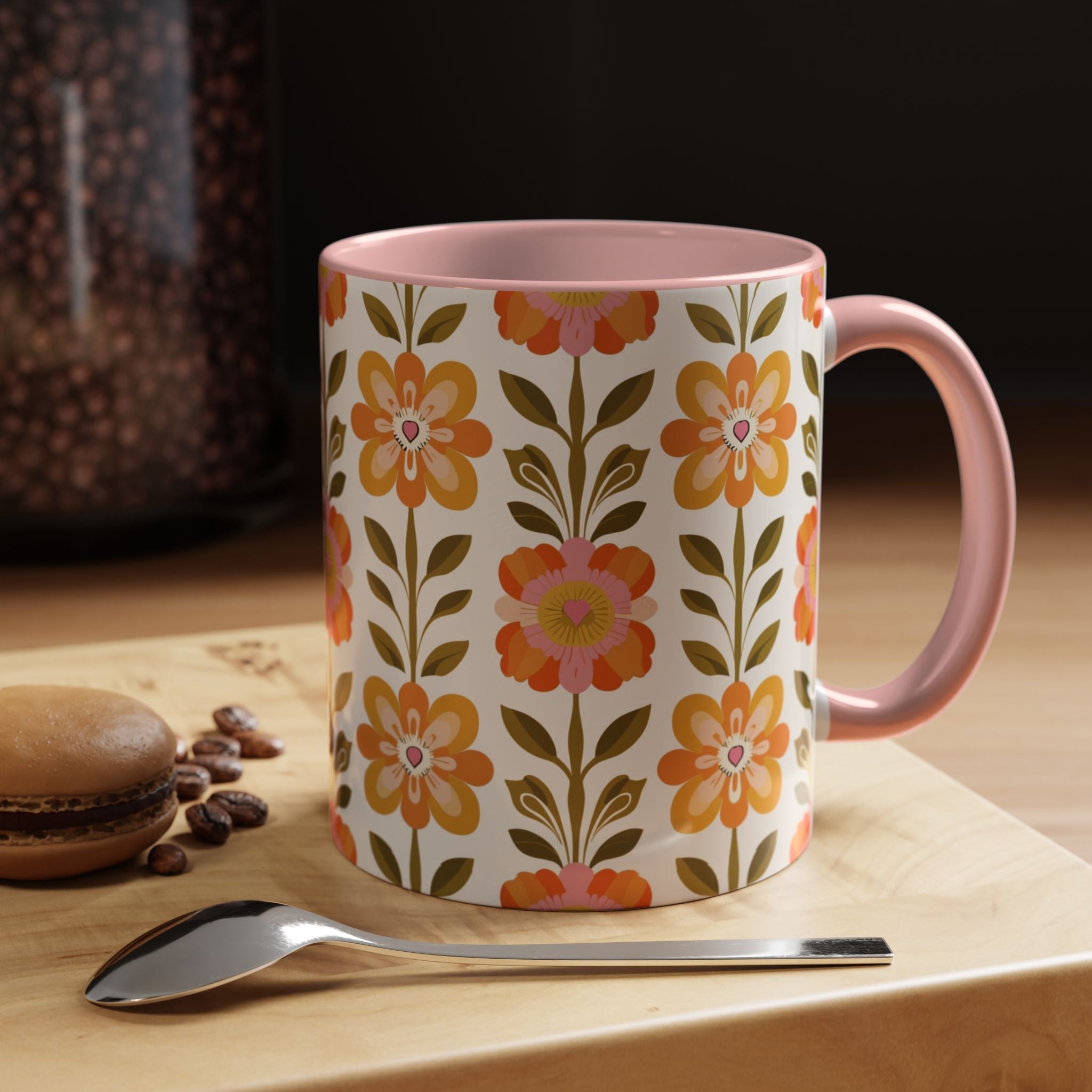 Kate McEnroe New York Scandinavian Modern Danish Floral Accent Coffee MugMugs20002347077677487226