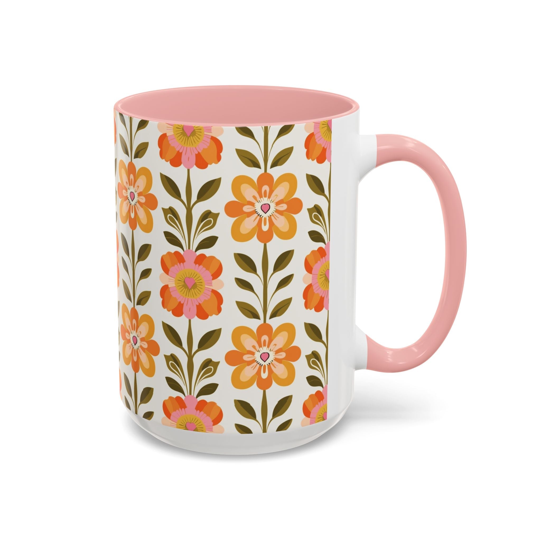 Kate McEnroe New York Scandinavian Modern Danish Floral Accent Coffee MugMugs25347840502689117835