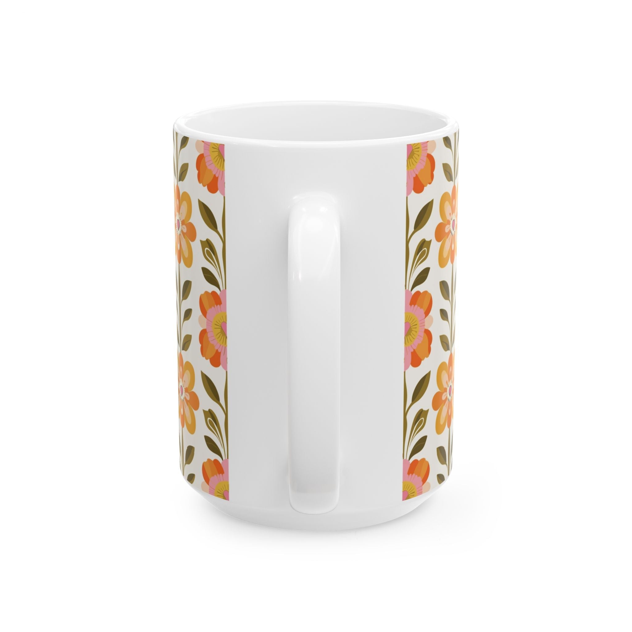 Kate McEnroe New York Scandinavian Modern Danish Floral Coffee MugMugs13018183531976099822