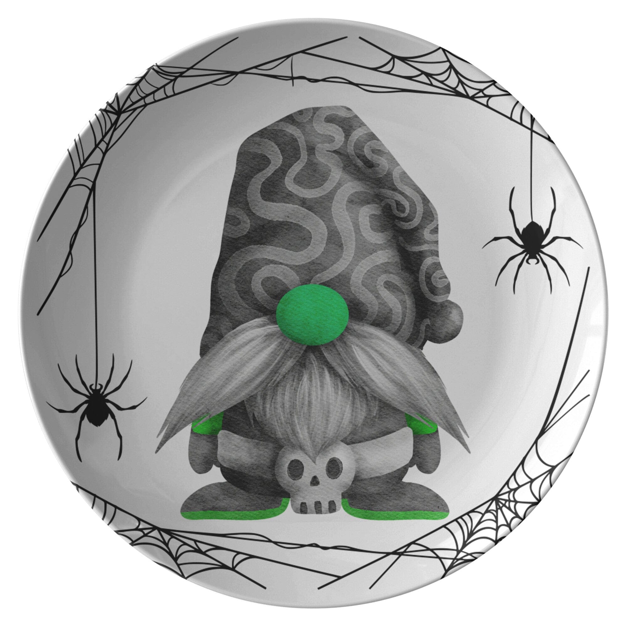 Kate McEnroe New York Skull Gnome Halloween PlatePlatesP20 - HAL - GN5 - 54