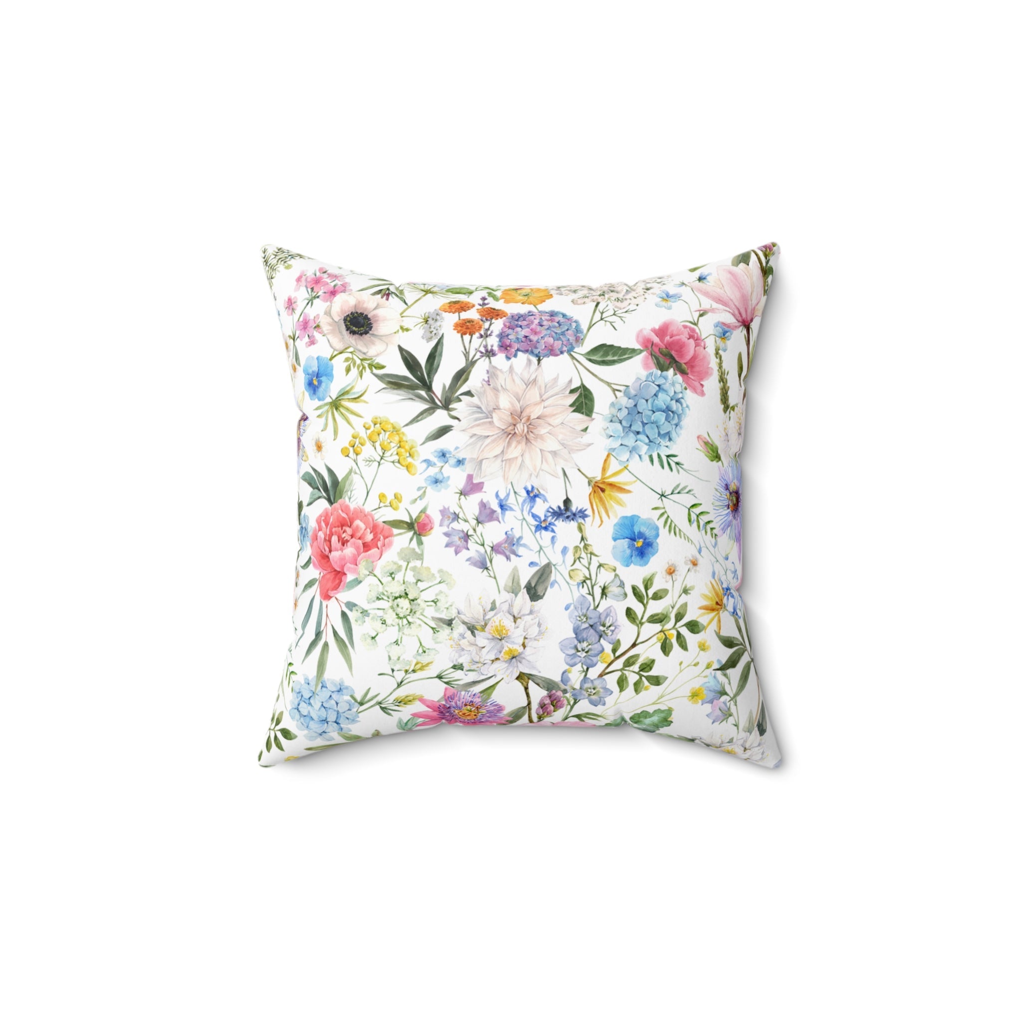 Kate McEnroe New York Spring Florals Pillow, Garden Style Throw PillowThrow Pillows33463439715003284959