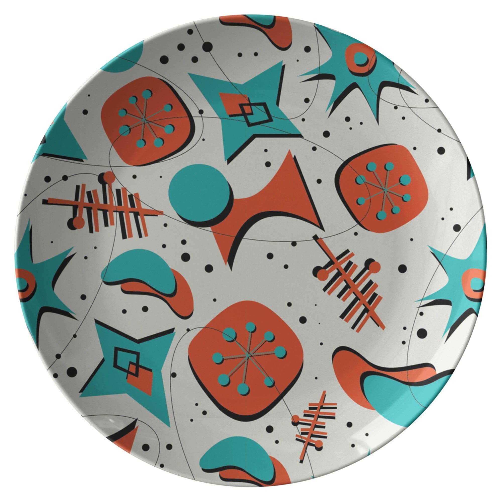 Kate McEnroe New York Sputnik Mid Century Modern Atomic Age Dinner PlatesPlates9820SINGLE