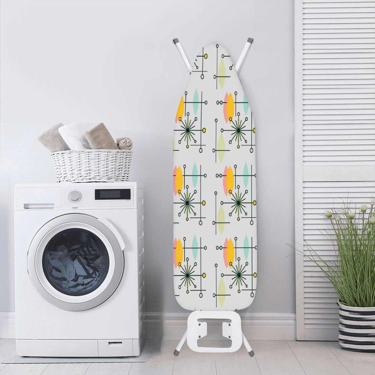 Kate McEnroe New York Sputnik Starburst Ironing Board Cover, Mid Century Modern StyleIroning Board CoversJAmeichwk9