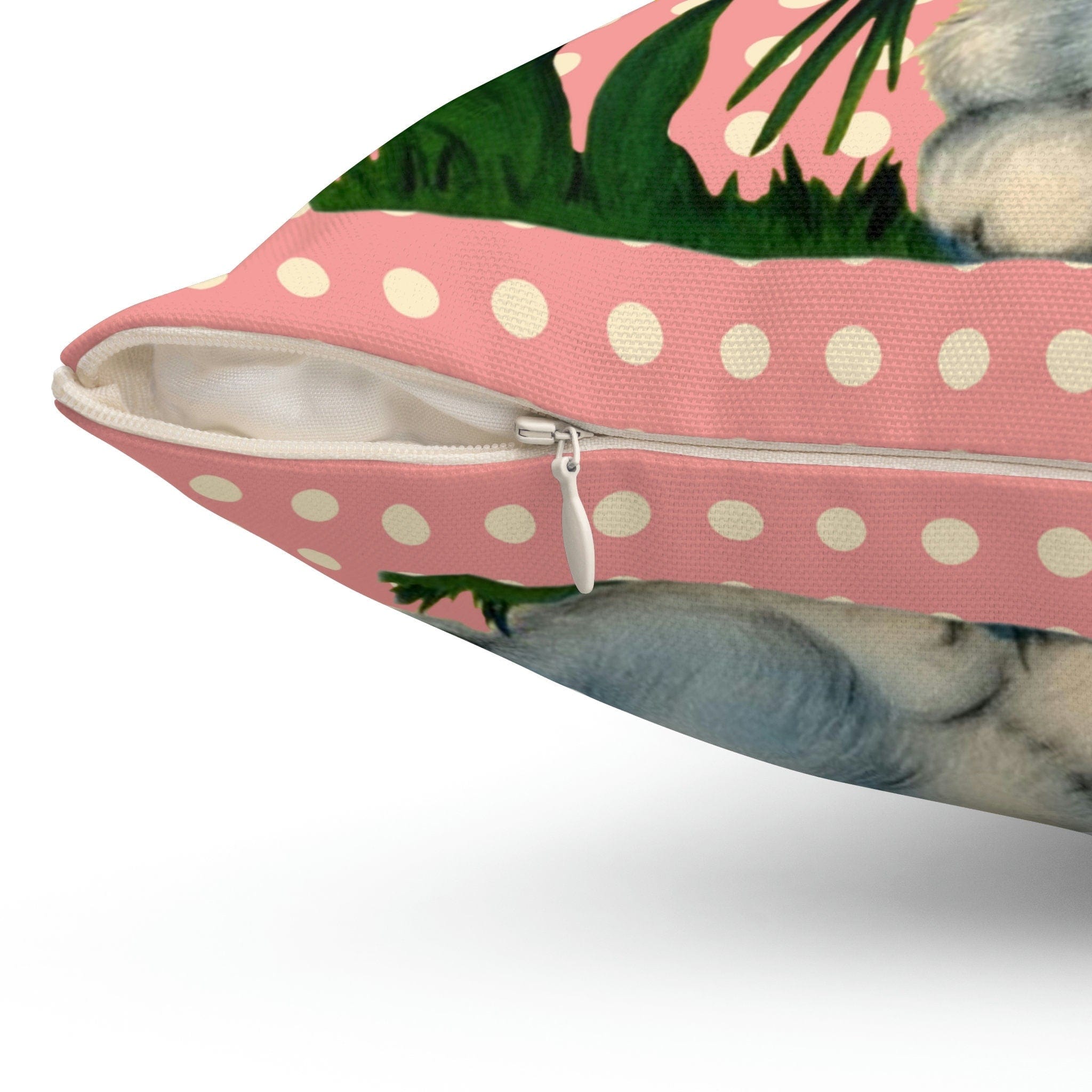 Kate McEnroe New York Vintage Kitschy Easter Bunny Throw Pillow CoverThrow Pillow Covers20713802577689554477