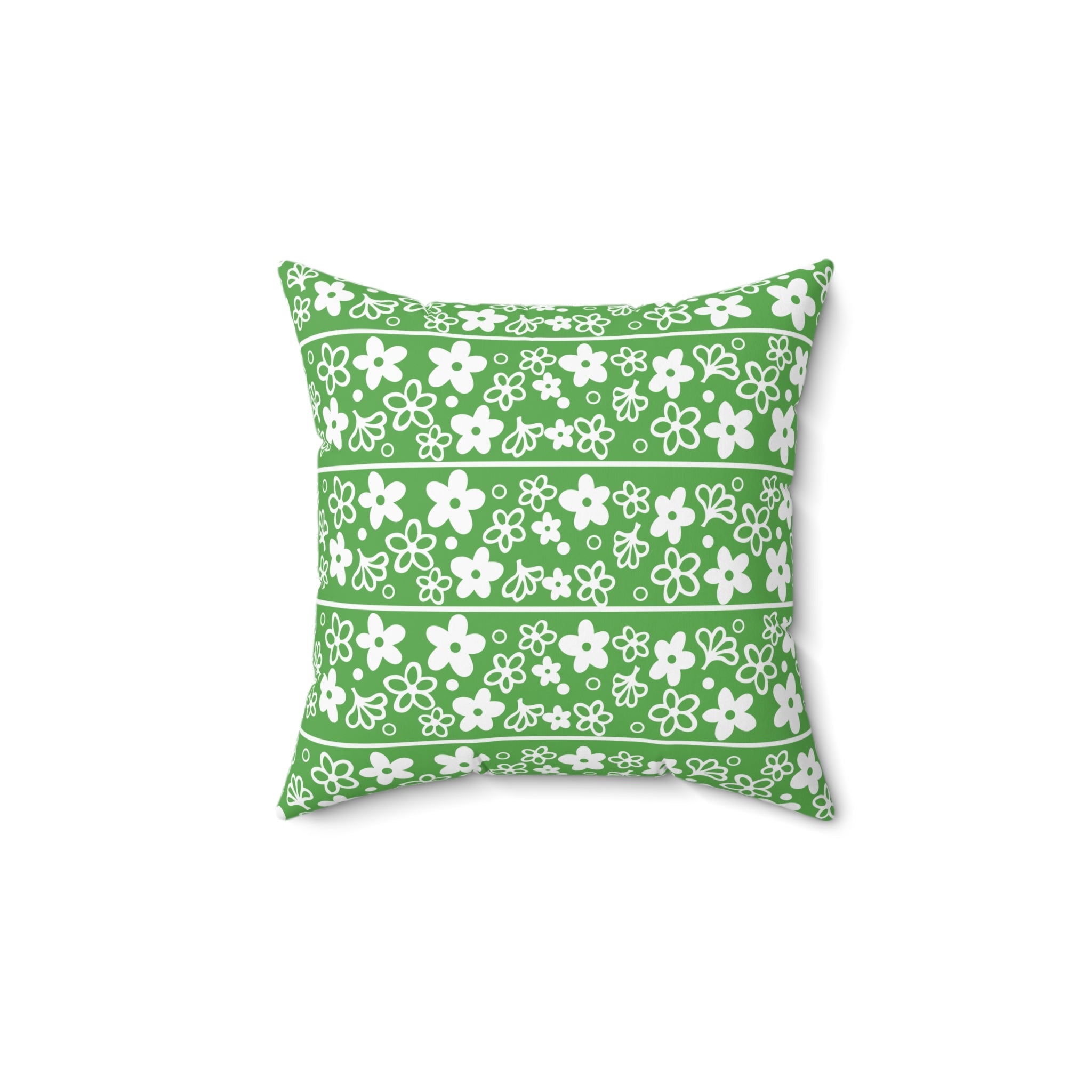 Kate McEnroe New York Vintage Pyrex Spring Blossom Pillow, 70s Crazy Daisy Designed Mid Century Modern Floral CushionThrow Pillows77397370656177110295