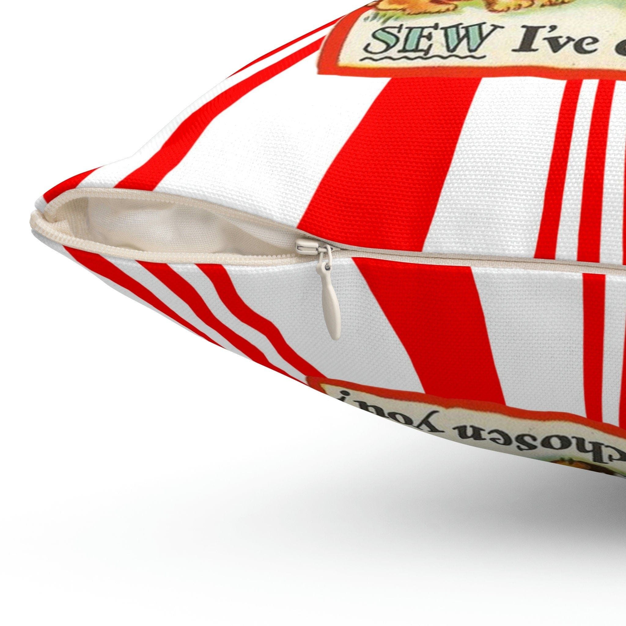 Kate McEnroe New York Vintage Retro Funny Sewing Valentine Throw Pillow CoverThrow Pillow Covers12511246250839546437