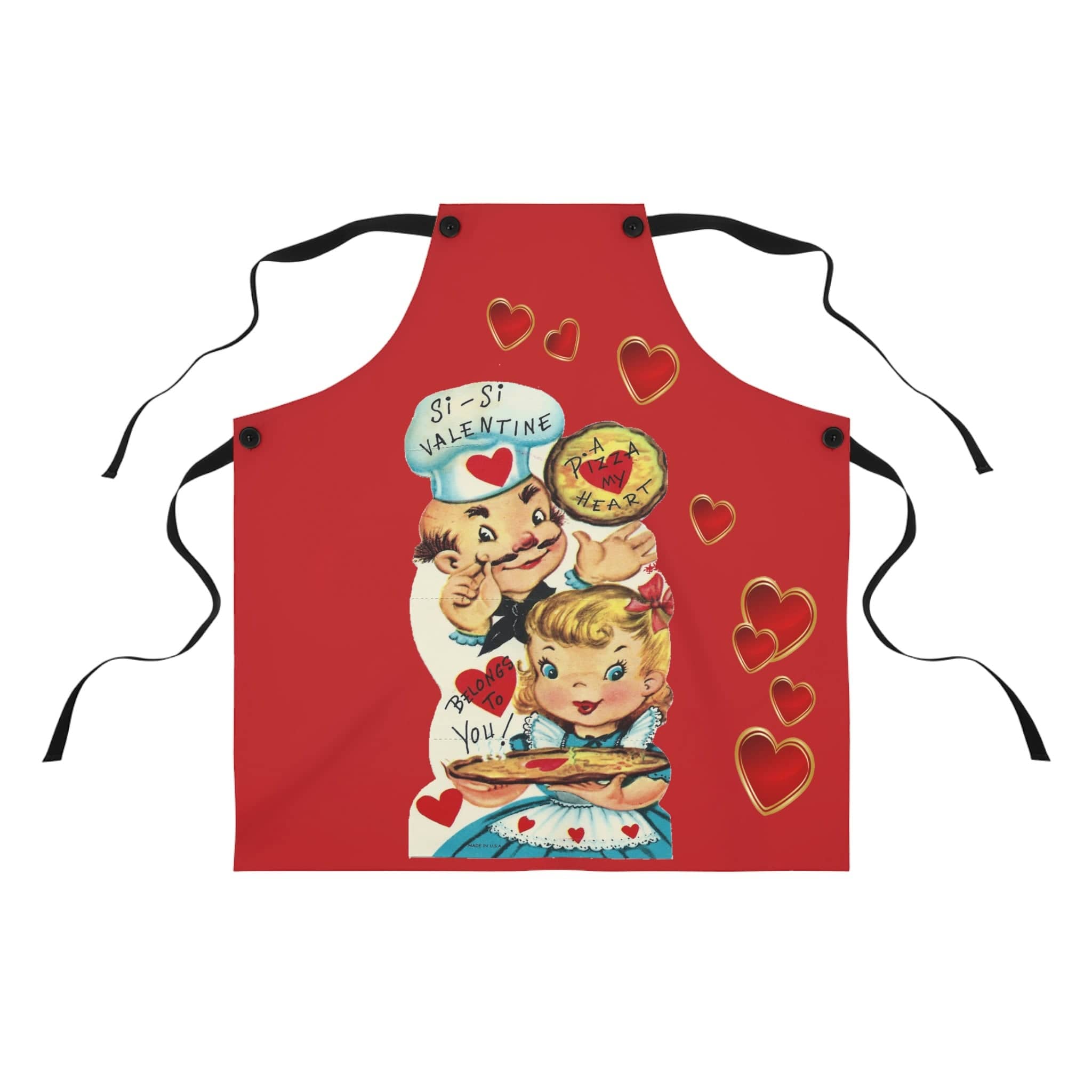 Kate McEnroe New York Vintage Retro Funny Valentine Kitsch ApronAprons15932530086712363354
