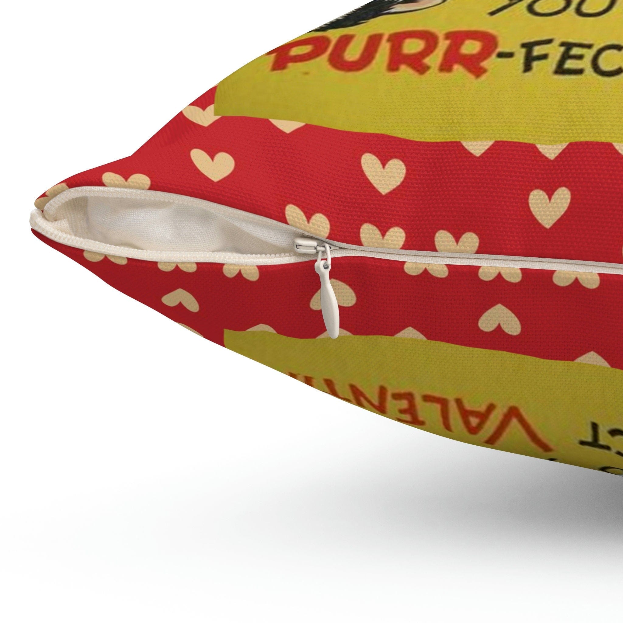 Kate McEnroe New York Vintage Retro Kitschy Kitty Valentine Throw Pillow CoverThrow Pillow Covers25842108731806235608