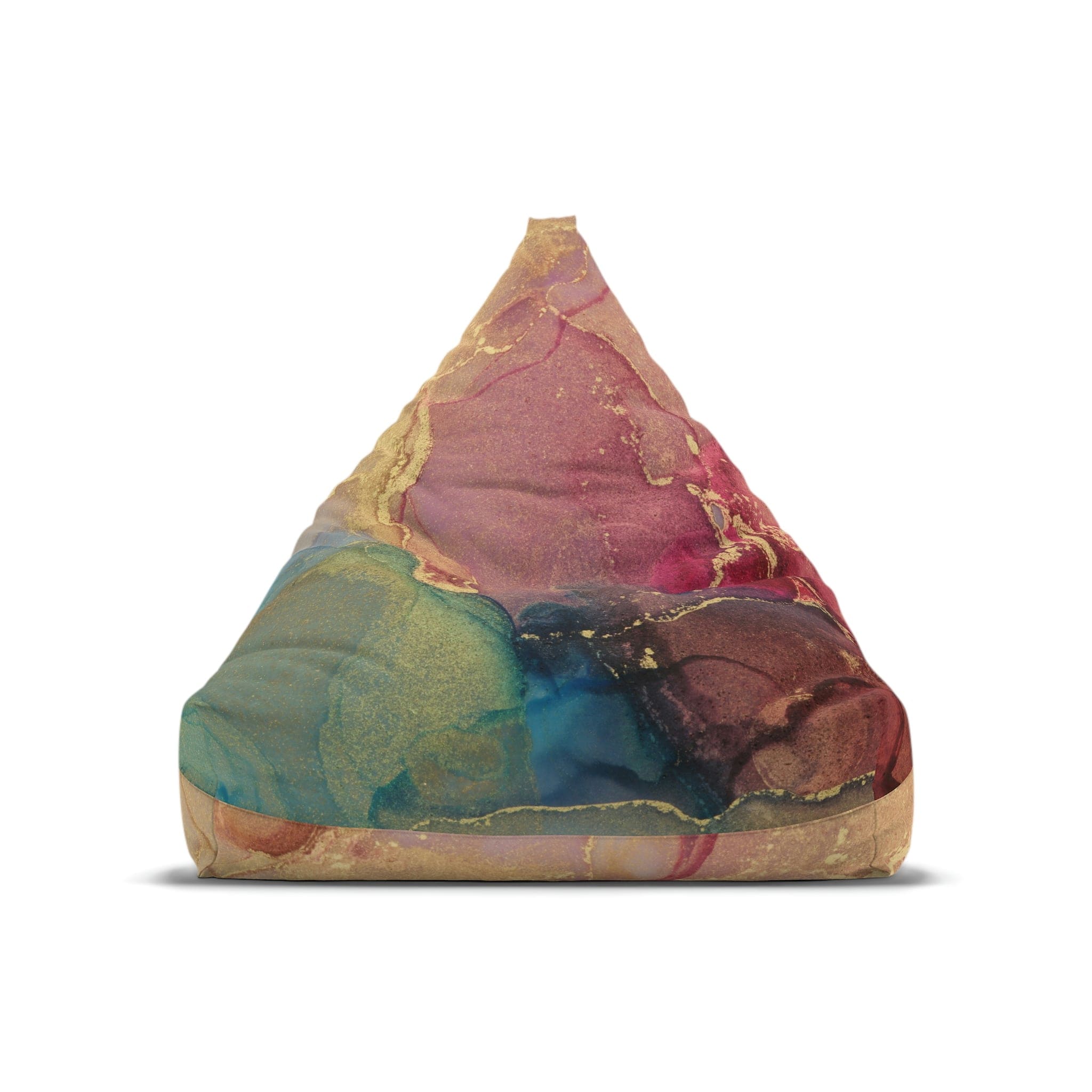 Kate McEnroe New York Watercolor Marble Abstract Art Print Bean Bag Chair CoverBean Bag Chair Covers23193586879366235548