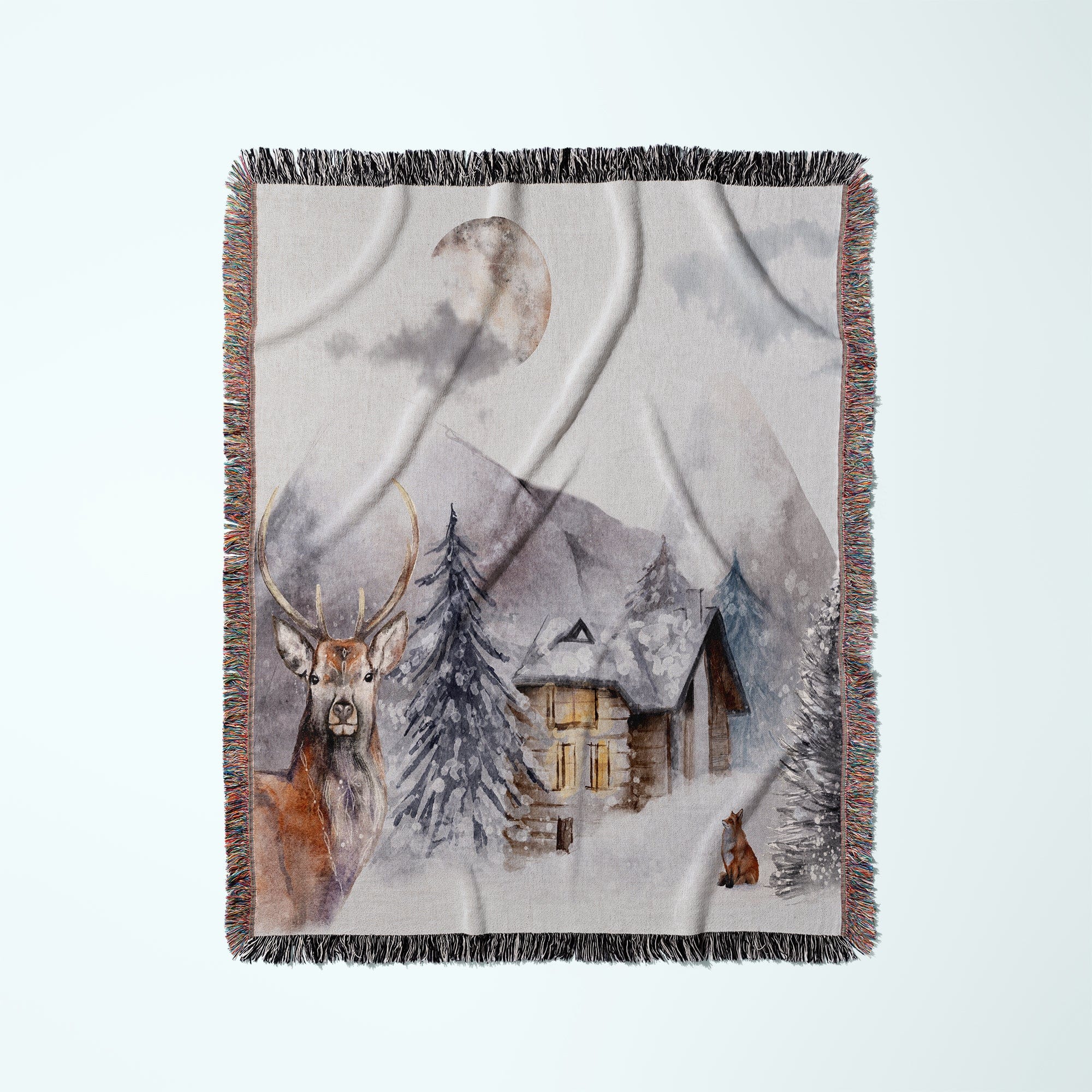 Kate McEnroe New York Winter Woodland Woven BlanketsBlanketsWovenBlanket_50x60 - 20221205181104742