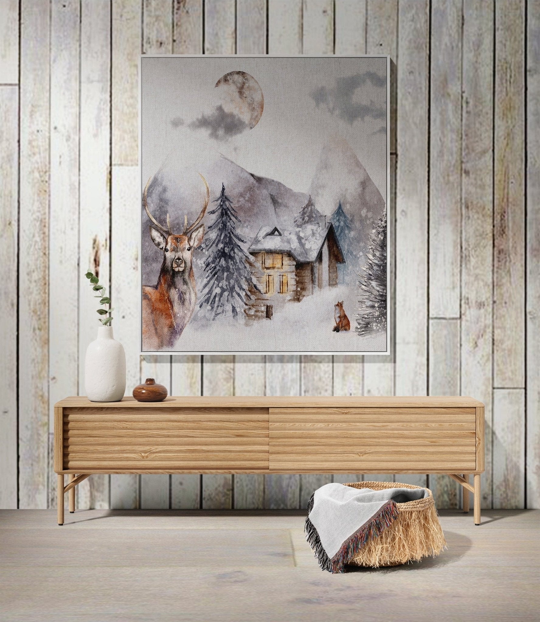 Kate McEnroe New York Winter Woodland Woven BlanketsBlanketsWovenBlanket_50x60 - 20221205181104742