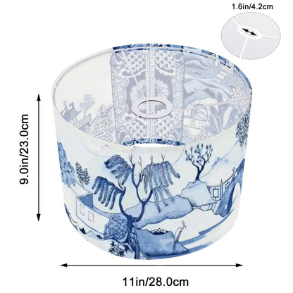 Blue Willow Chinoiserie Lamp Shade