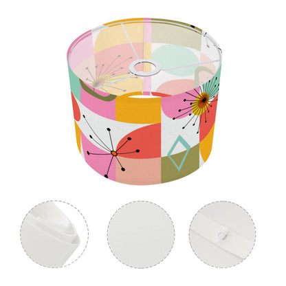 Atomic Starburst Abstract Mid Century Modern Retro Lamp Shade