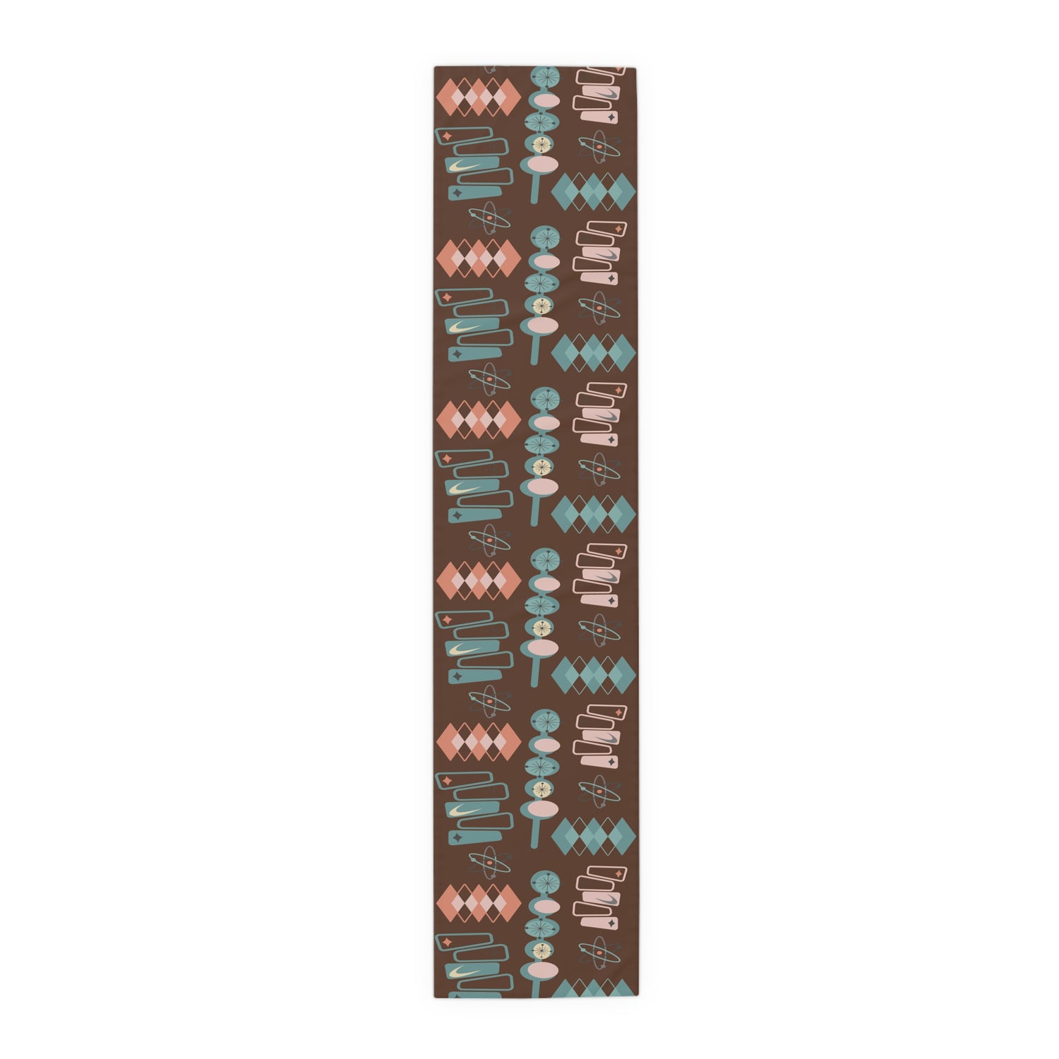 Mid Century Modern Retro Atomic 50s Table Runner