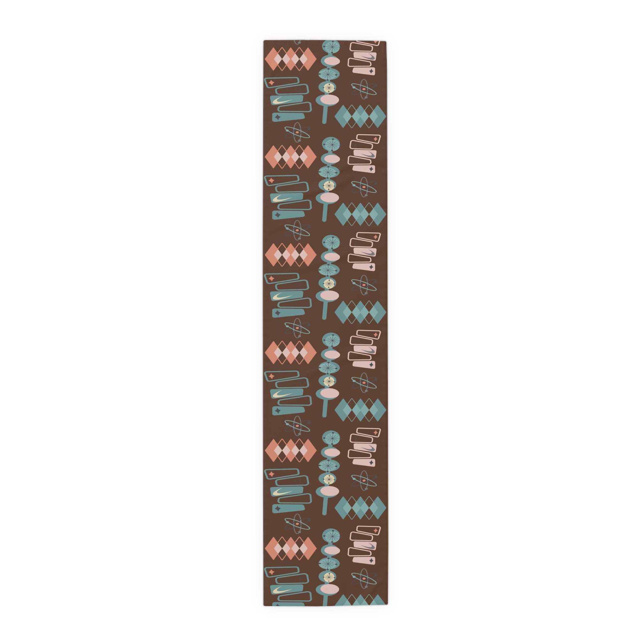Mid Century Modern Retro Atomic 50s Table Runner